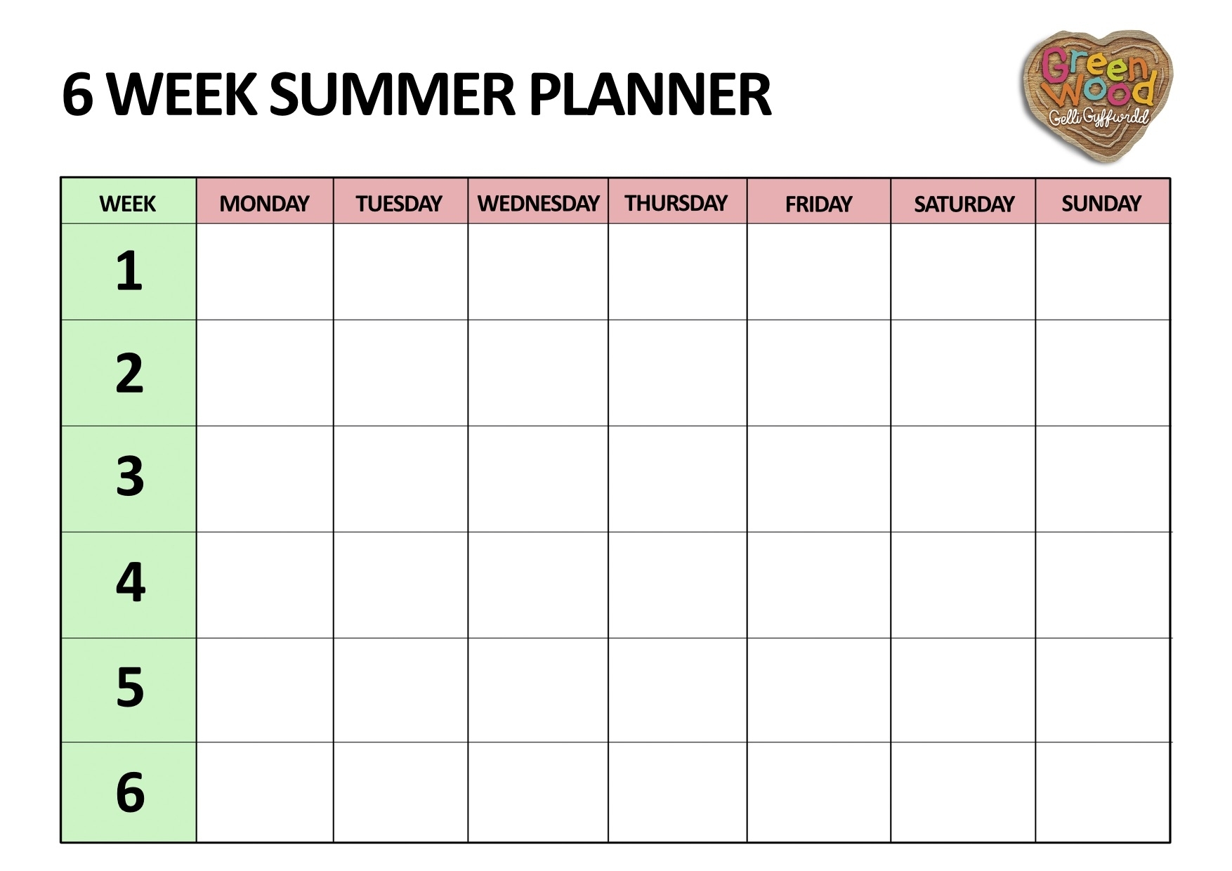 Get 6 Week Calendar
