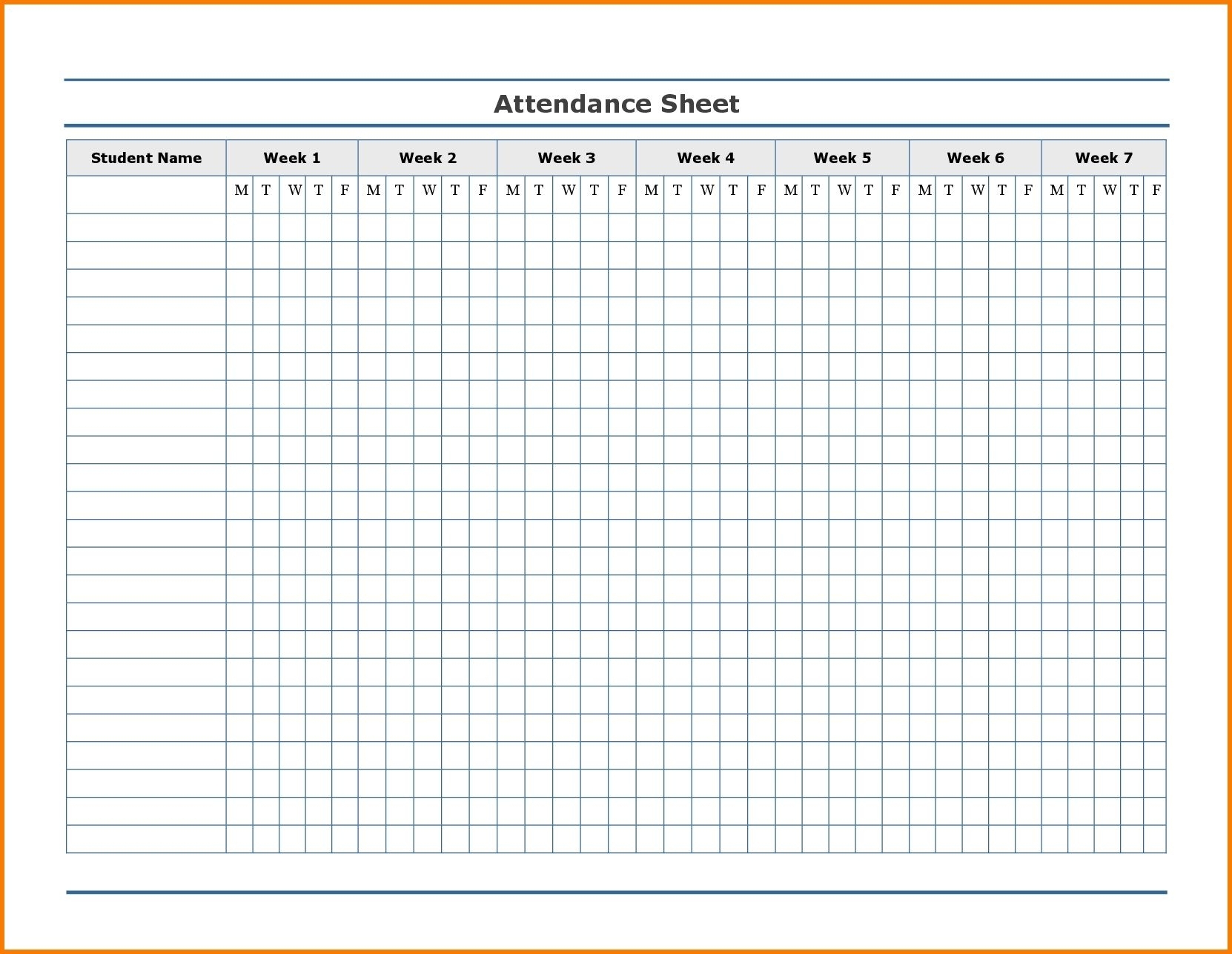 Get Attendance Report Calendar Free