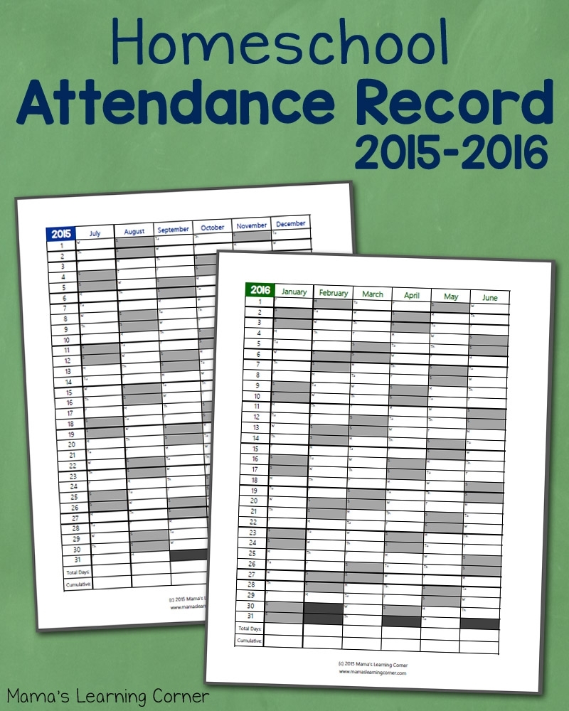 Get Attendance Report Calendar Free