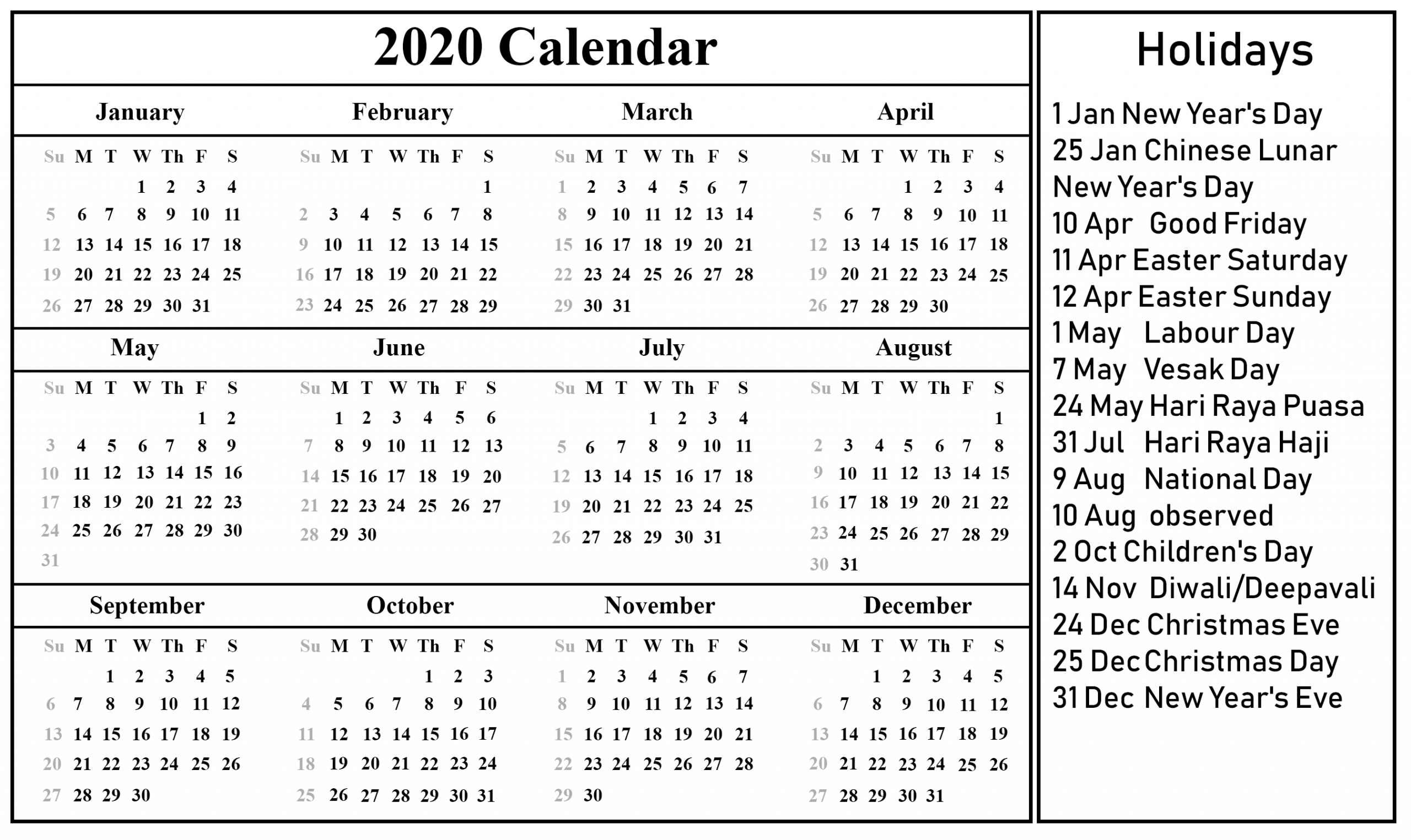 Get Aug 2021 Calendar Festival