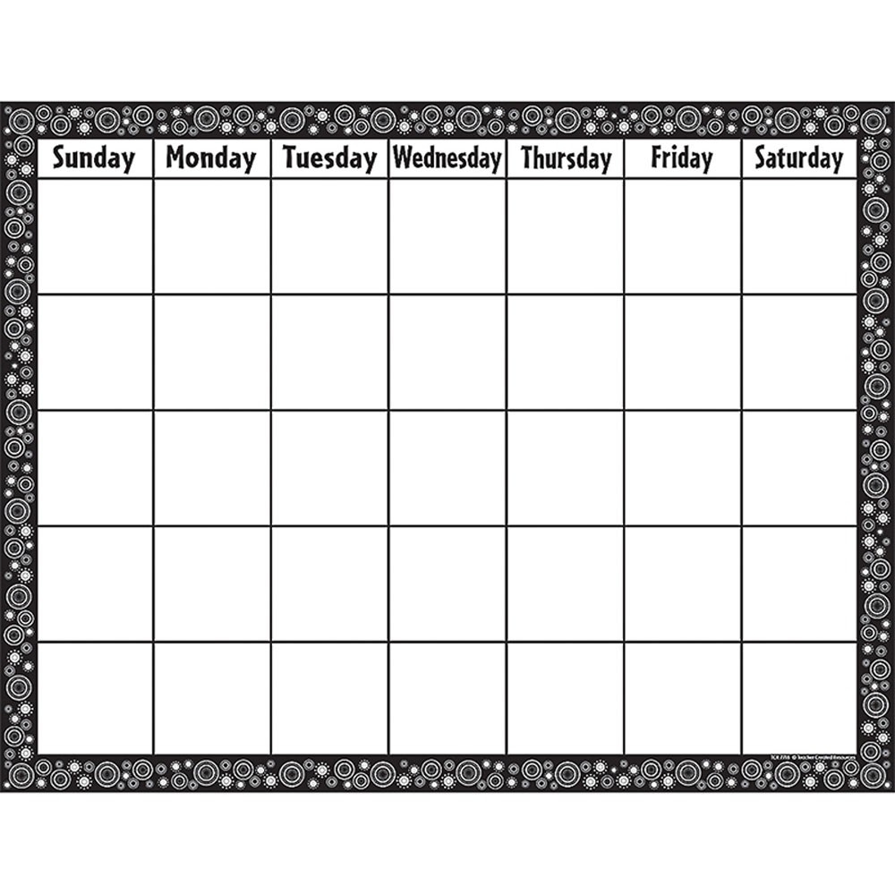 Blank Calendar Chart For Classroom Best Calendar Example