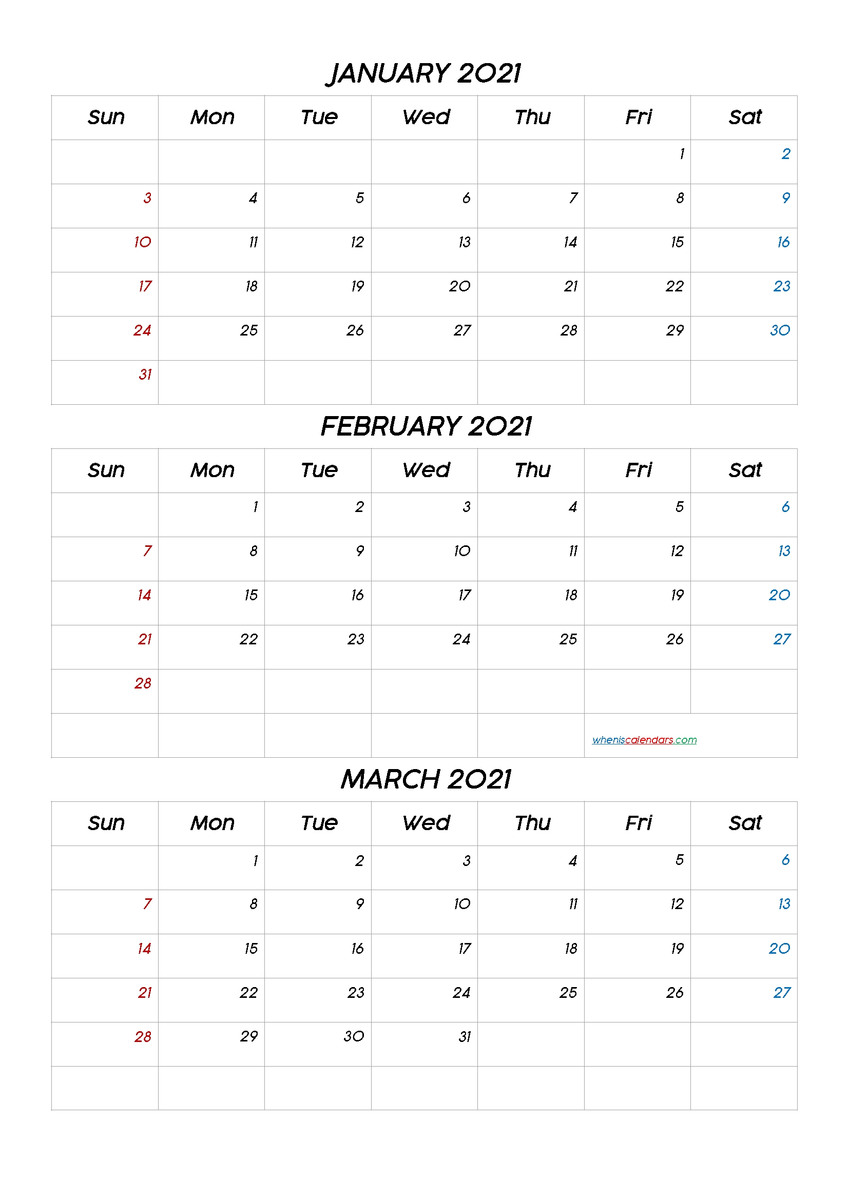Get Calendar 2021 Jan Feb Mar April