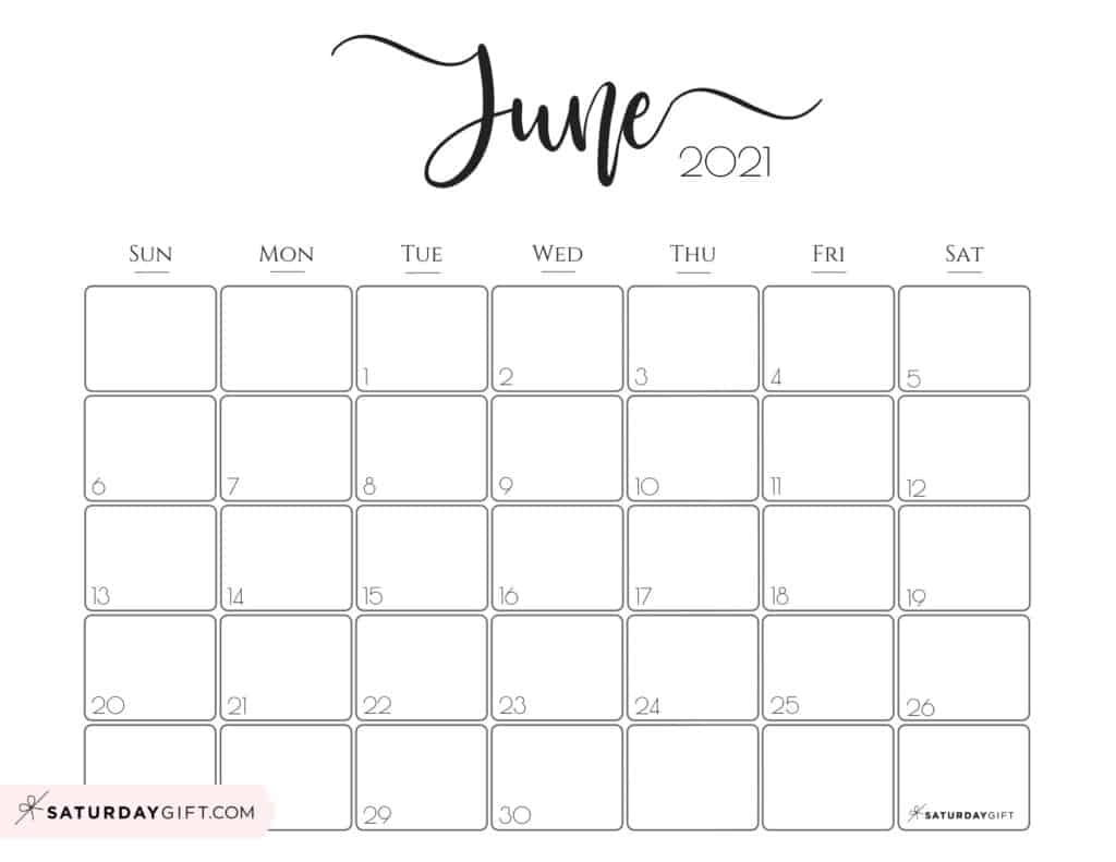 Get Calendar Page 2021 June And July