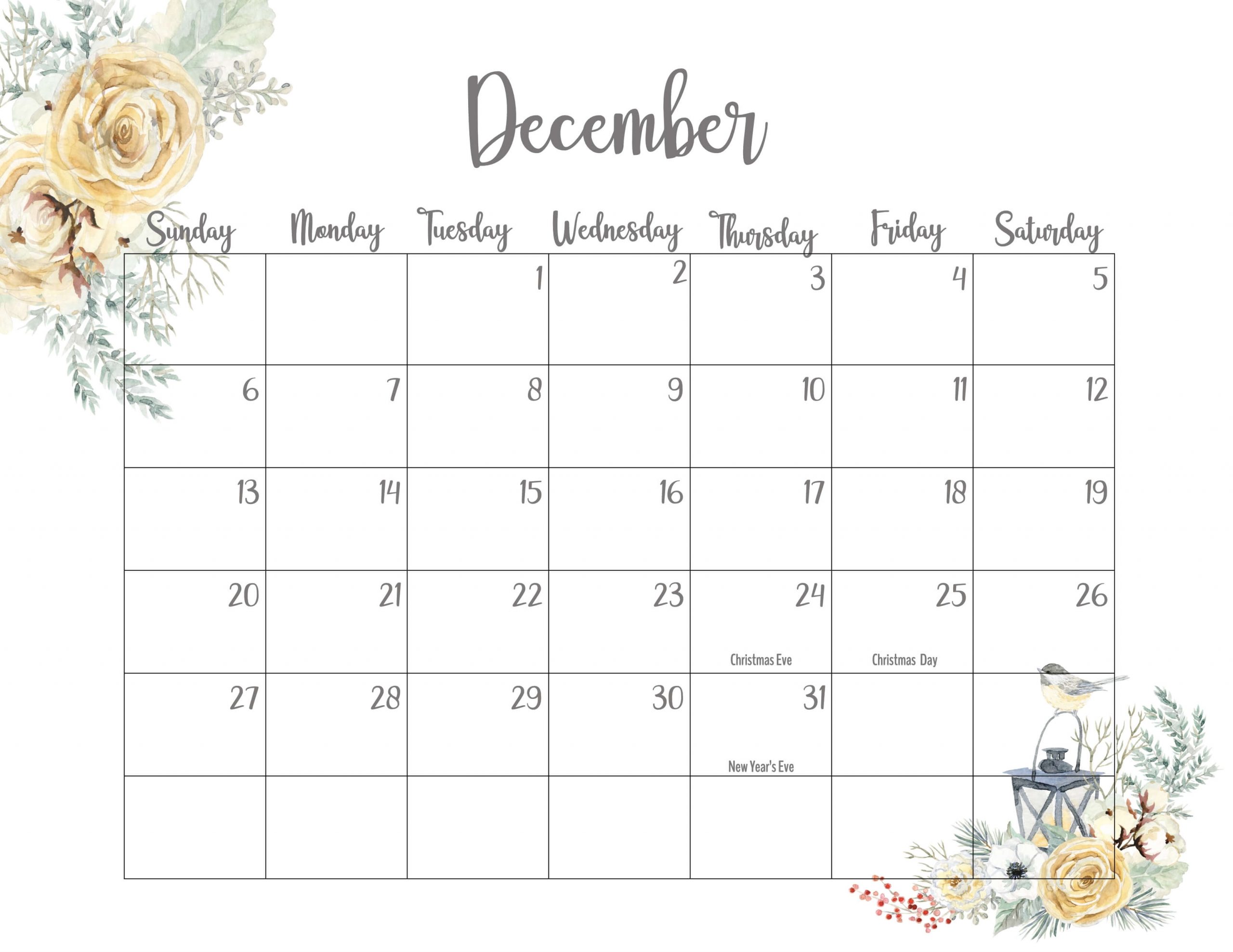 Pin by CalendarKart Free on December 2019 Calendar For Blank Editable Template C