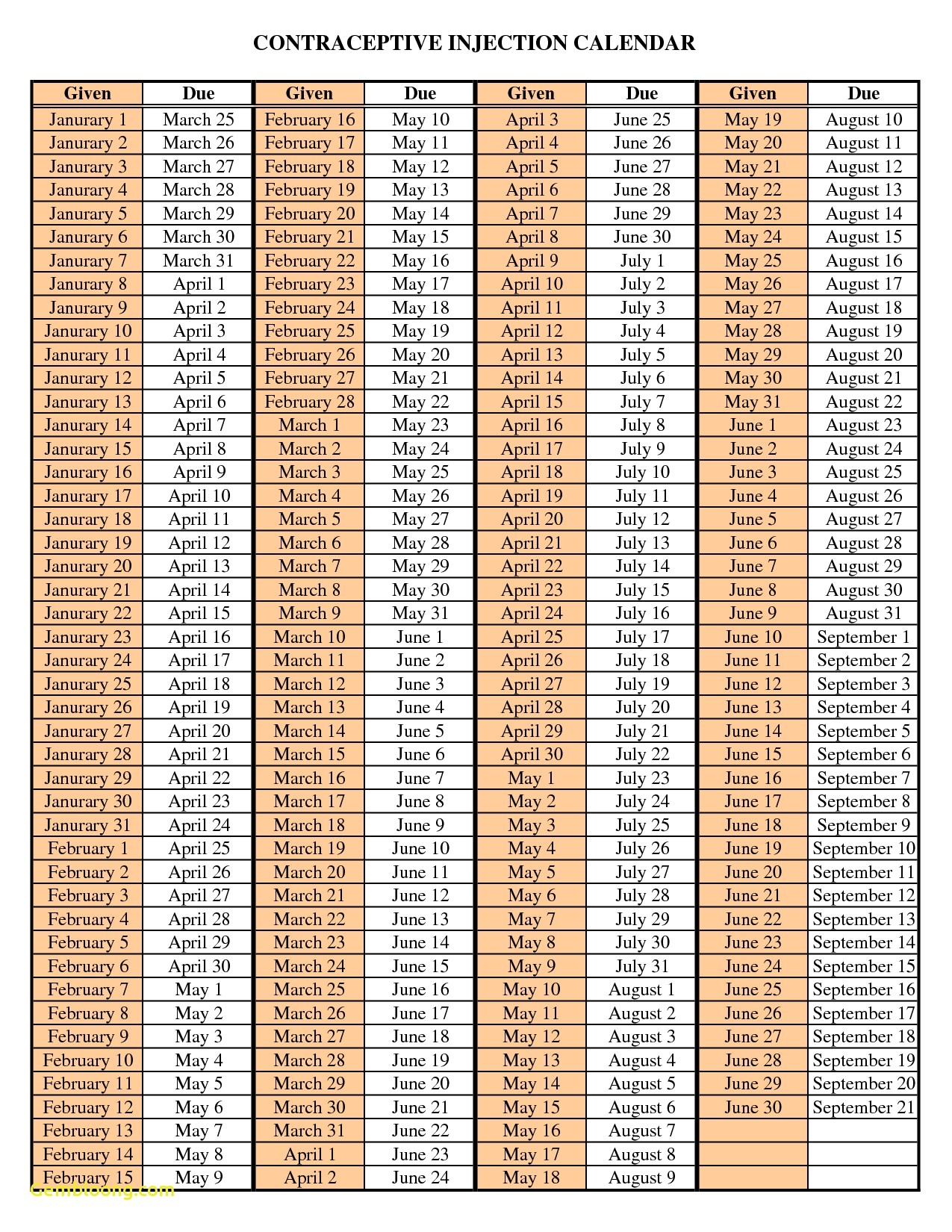 Depo Provera Calendar Best Calendar Example Depo Provera Calendar Best Calendar Example