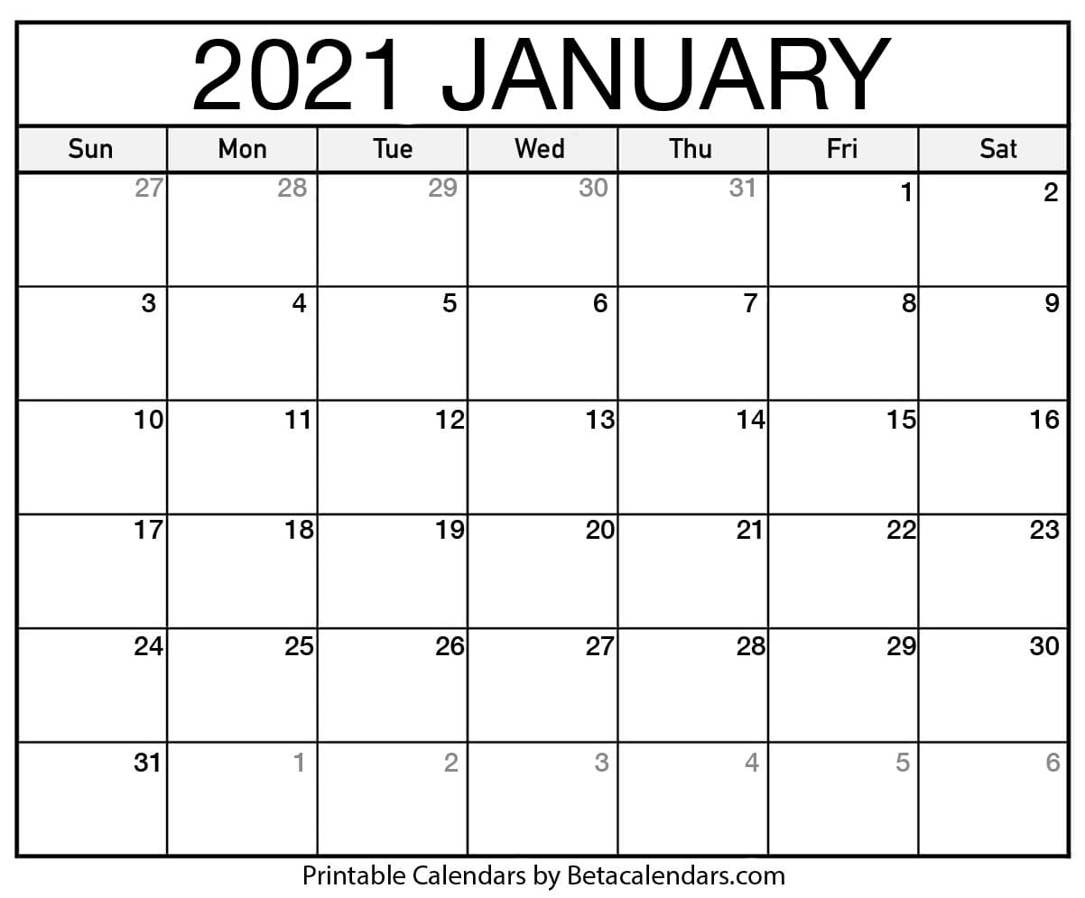 Get Fill In Calendar 2021