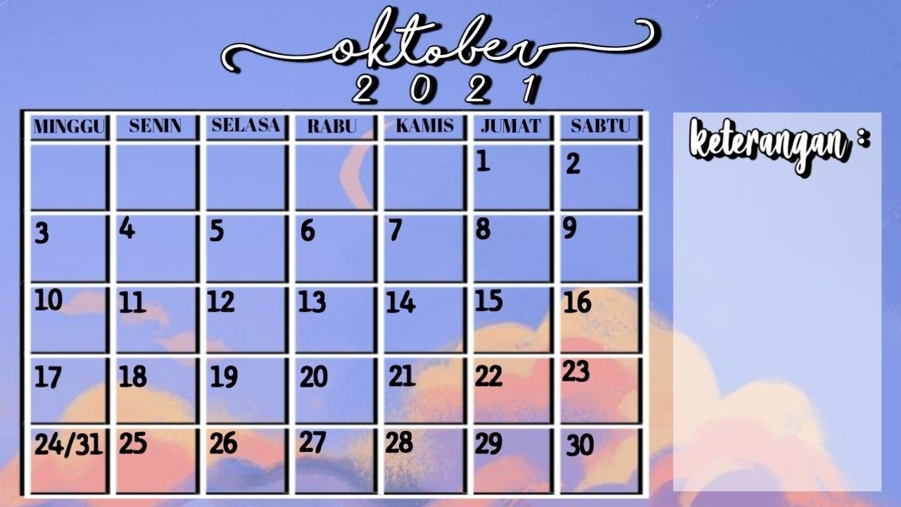 Get Kalender Oktober 2021