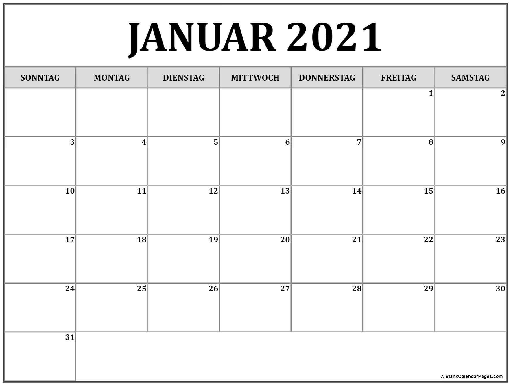 Get Kalenderblatt Monat 2021
