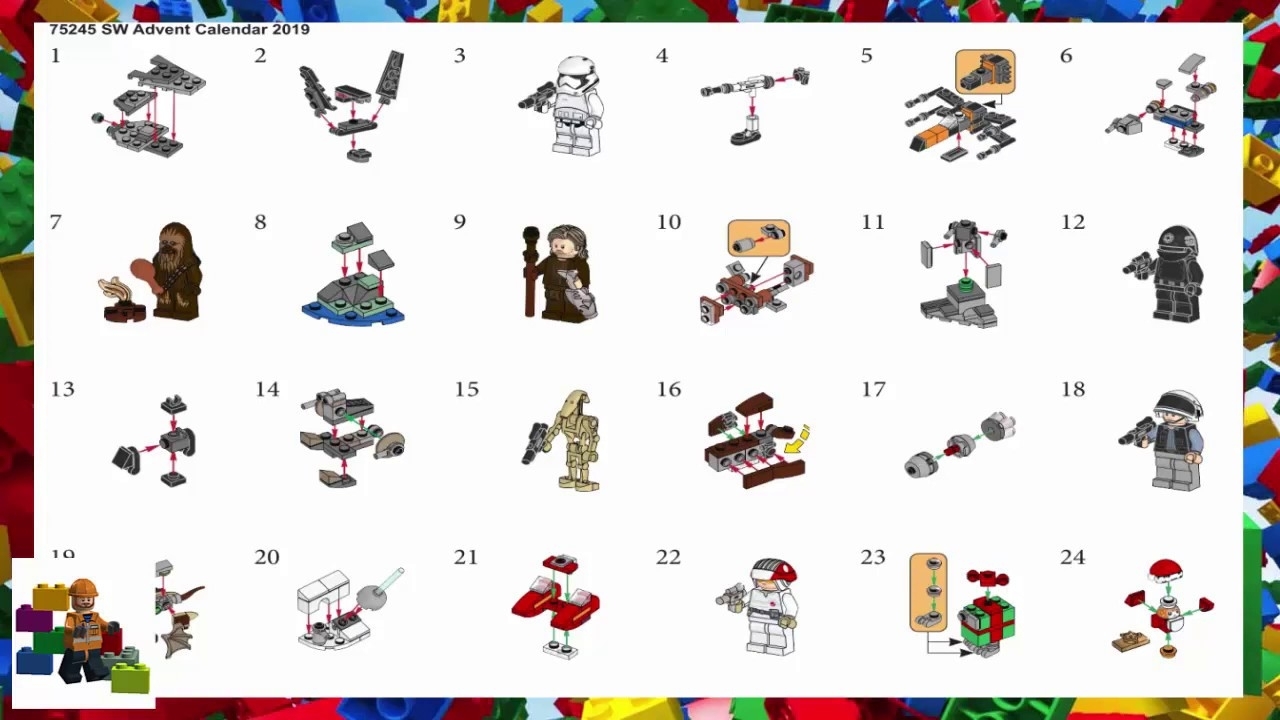 Lego Star Wars Advent Calendar 2021 Instructions Best Calendar Example Lego Star Wars Advent Calendar 2021 Instructions Best Calendar Example
