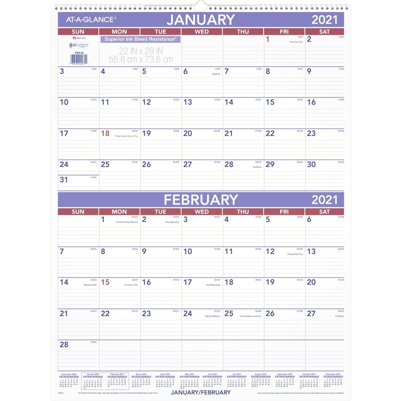 Get Month At A Glance December 2021