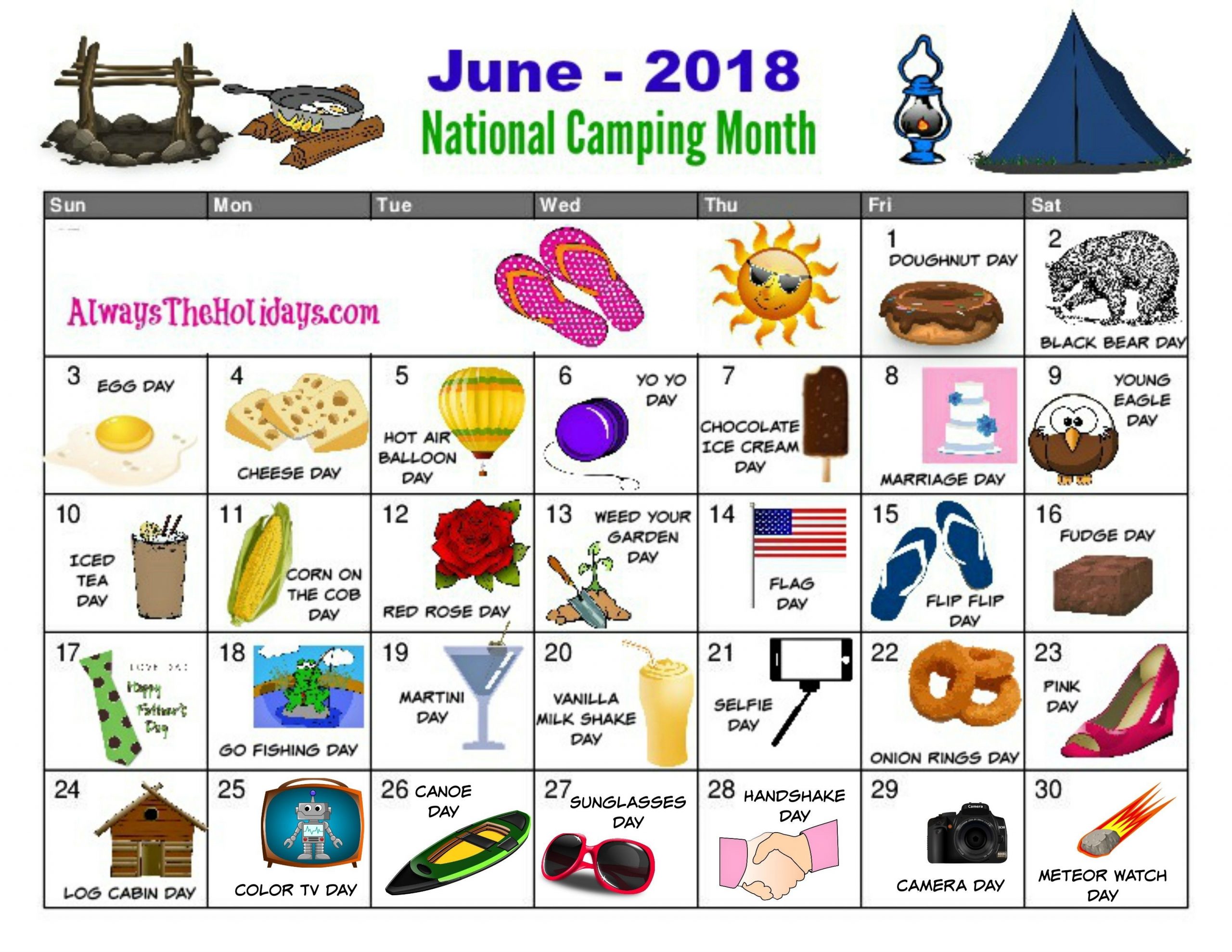 National Days In June Best Calendar Example