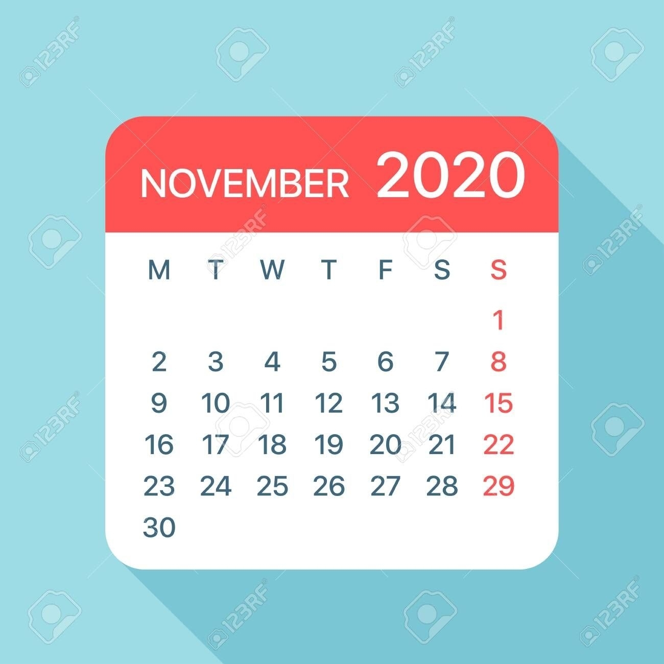 Get November Calendar Clip Art