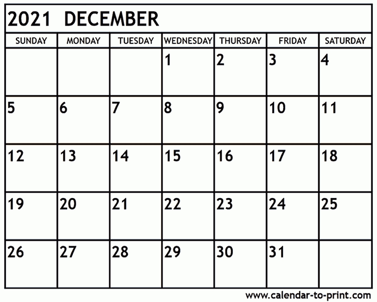 Get September To December 2021 Calendar