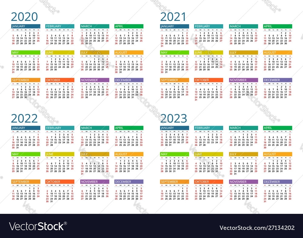 Pick 2021 And 2022 And 2023 Calendar Printable