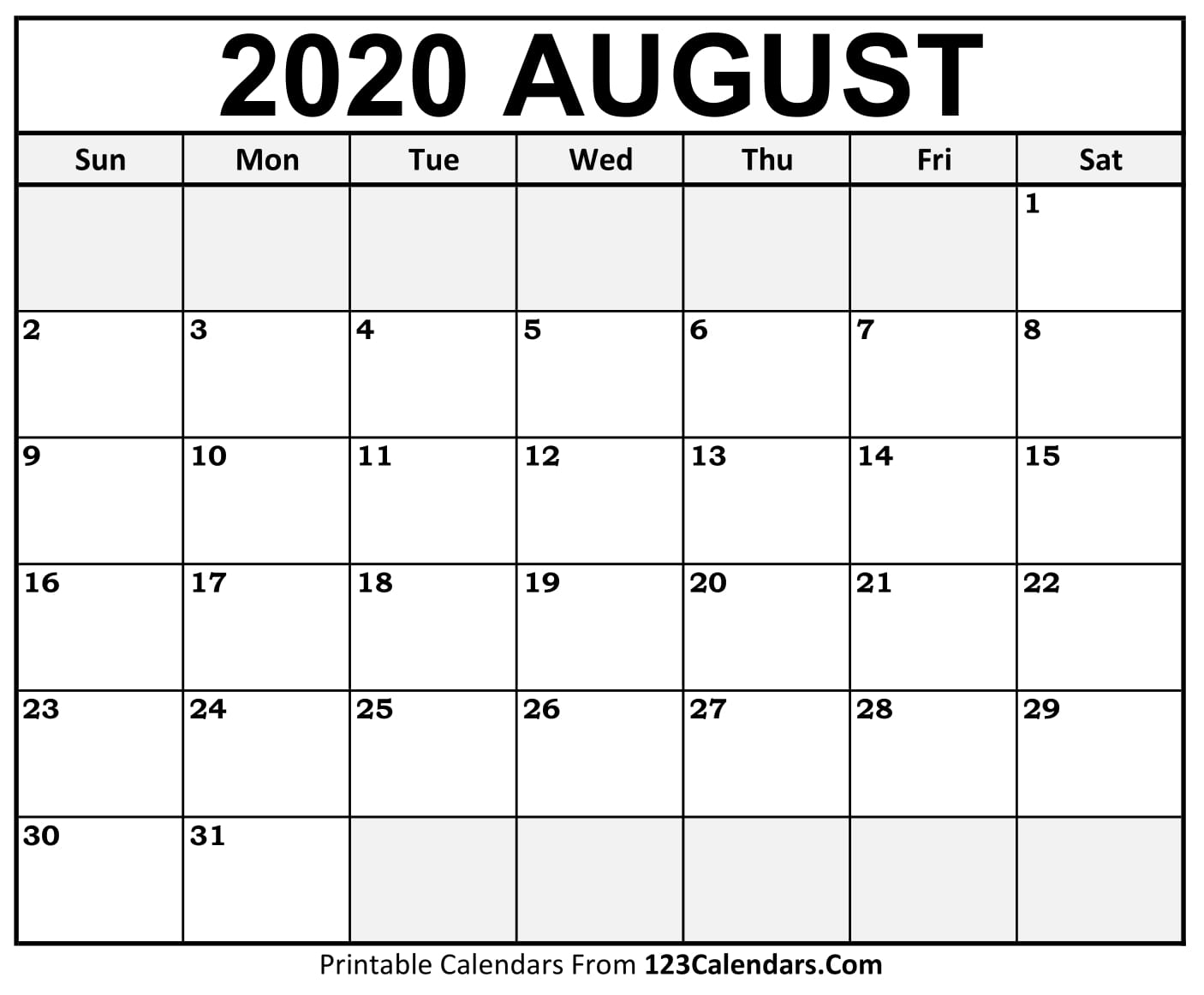 Pick August 19 Calender