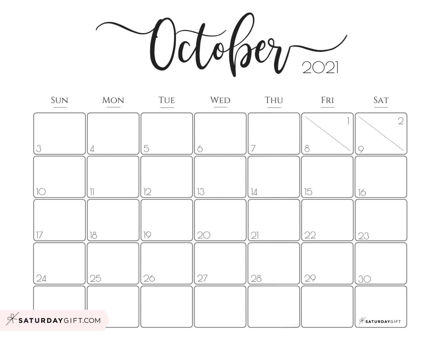 Pick August September October 2021 Calendar Printable