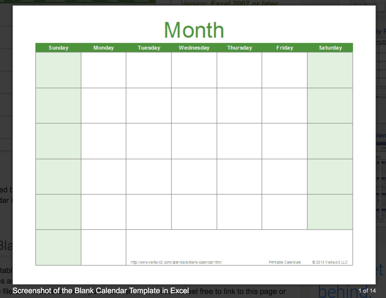 Blank Printable Calanders Best Calendar Example