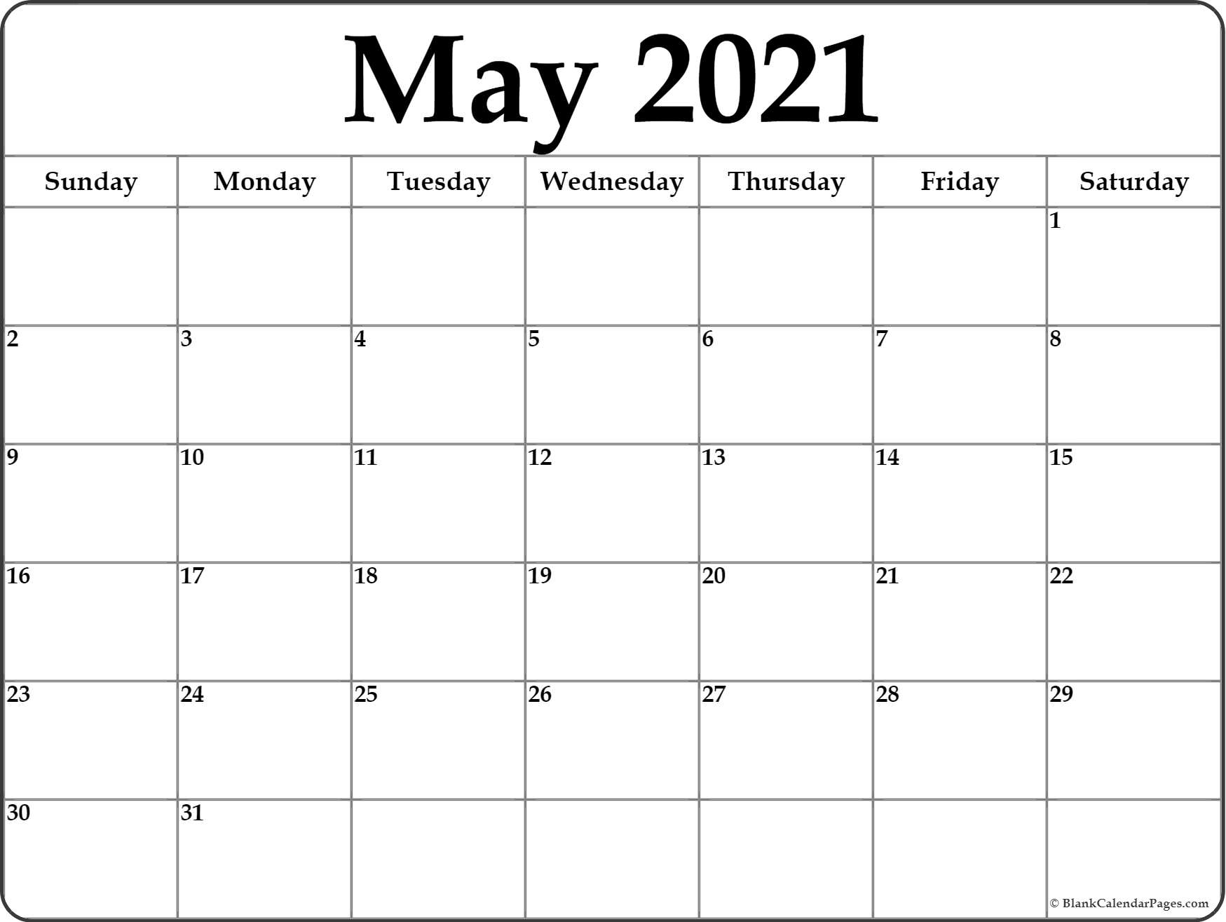 Pick Calendar April May 2021