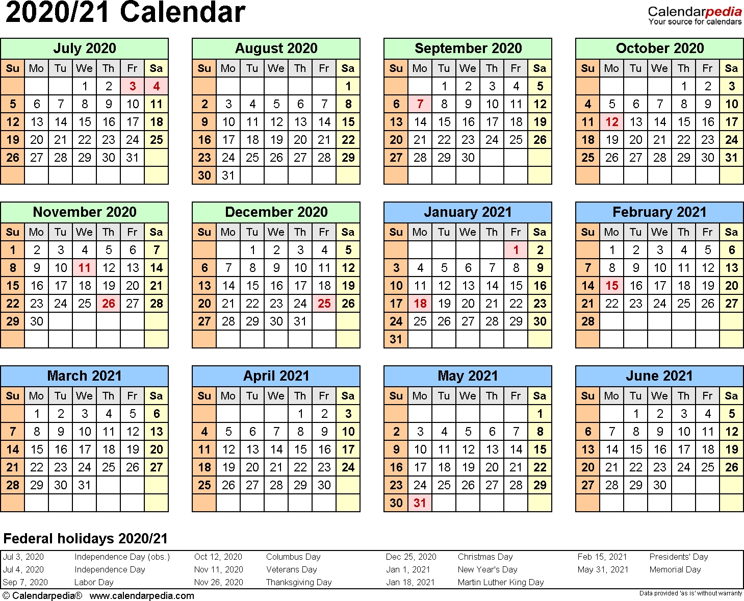 Pick Calendar Weeks 2021 Excel