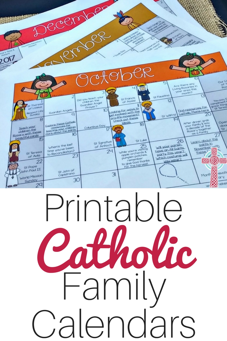 Pick Catholic Calendar Pdf