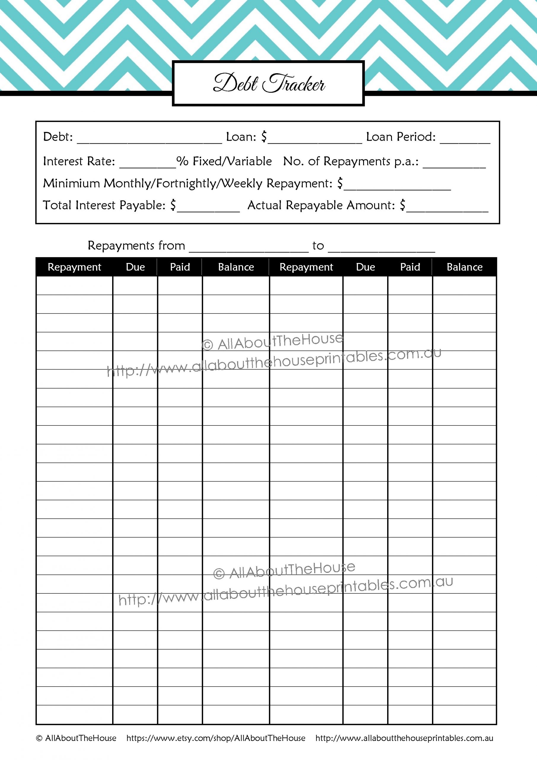 Pick Check List Of Bills Due