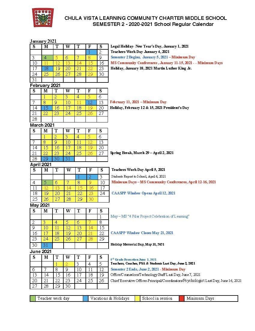Pick Chula Vista Elementary School Calendar 2021