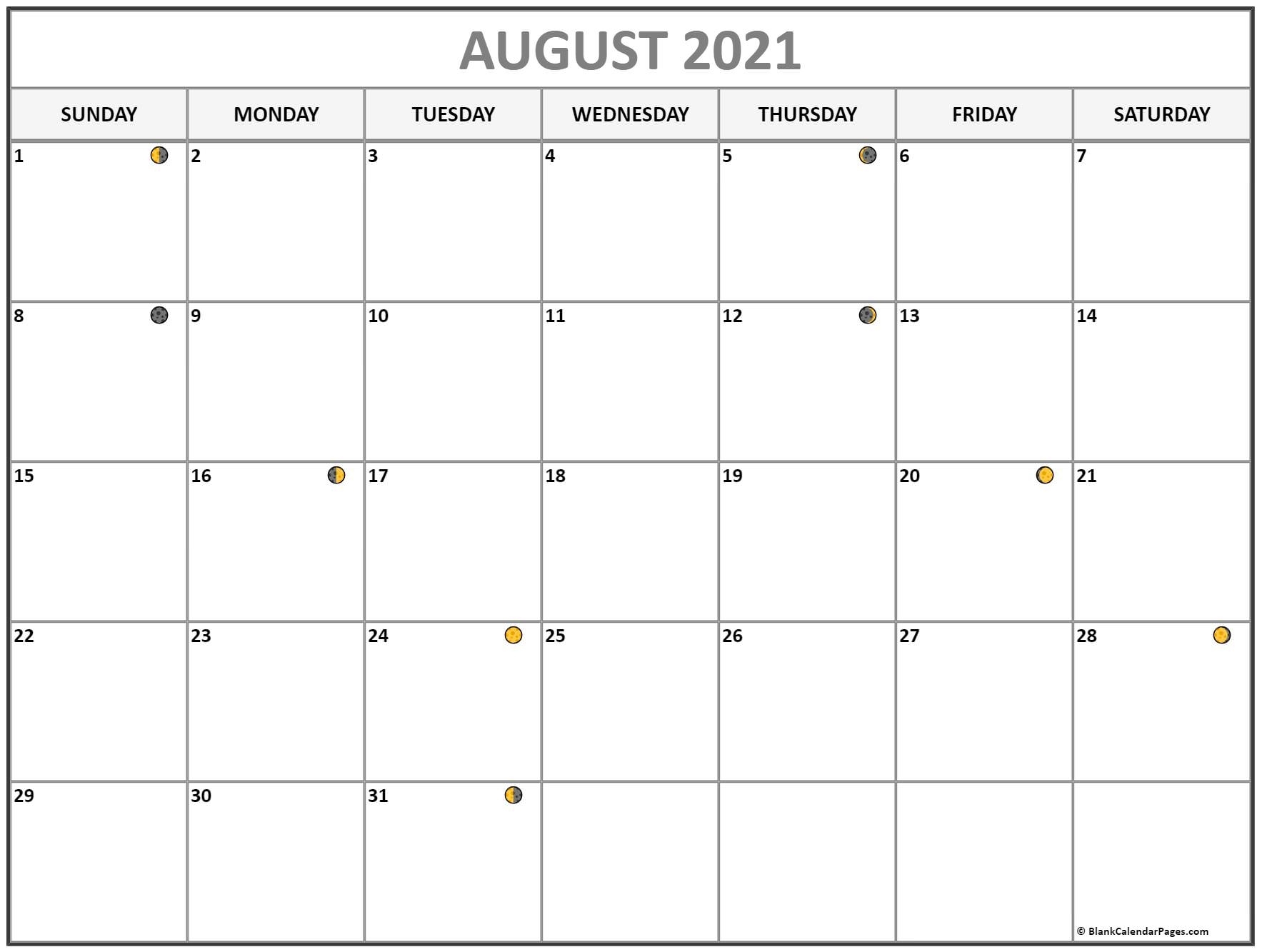 Pick Cycle Of The Moon August 2021