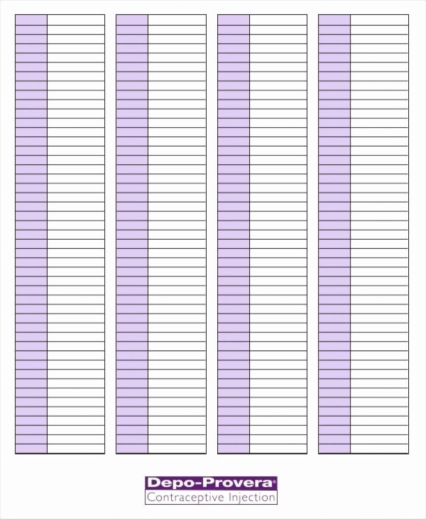 Pick Depo Chart Pdf