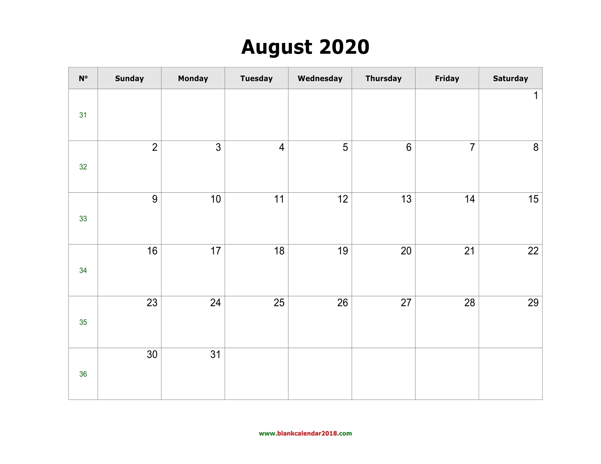 Pick Fill In August Schedule