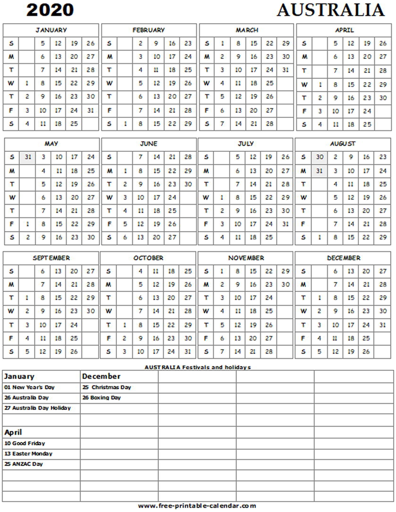Get Free Printable Holiday Calendars Best Calendar Example