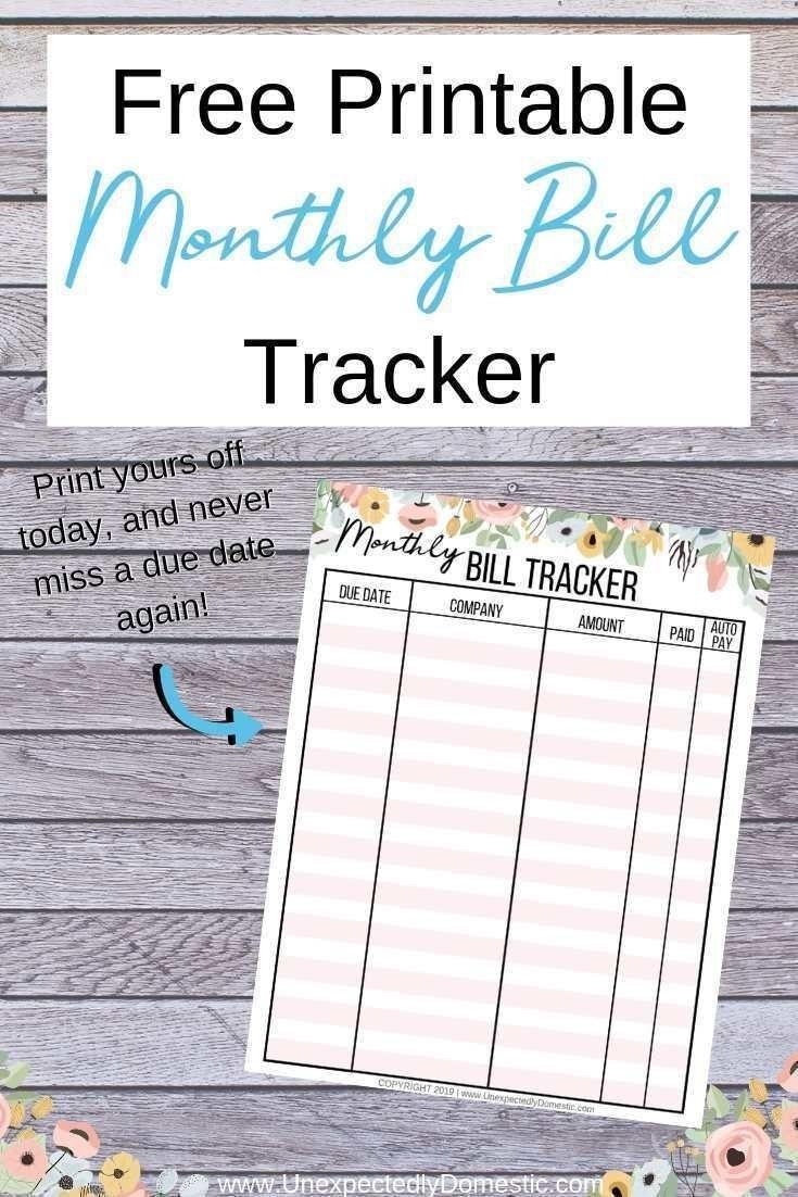 Pick Free Printable Payment Checklist Worksheets