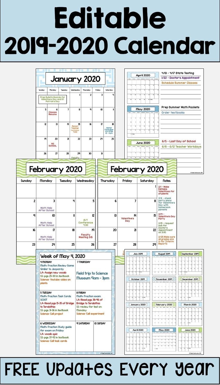 Pick How To Make School Calendar