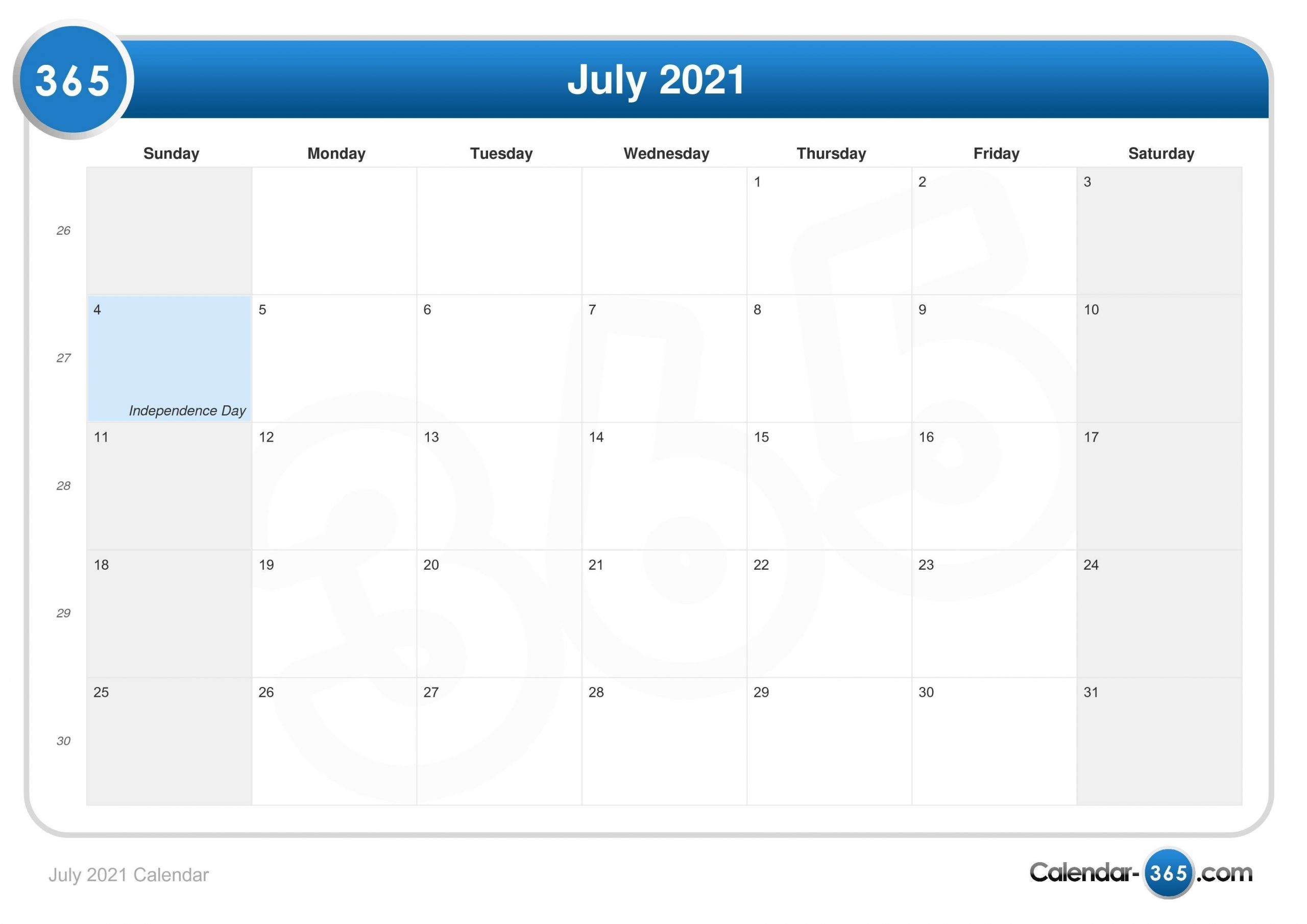 Pick Kalender 2021 Juli August