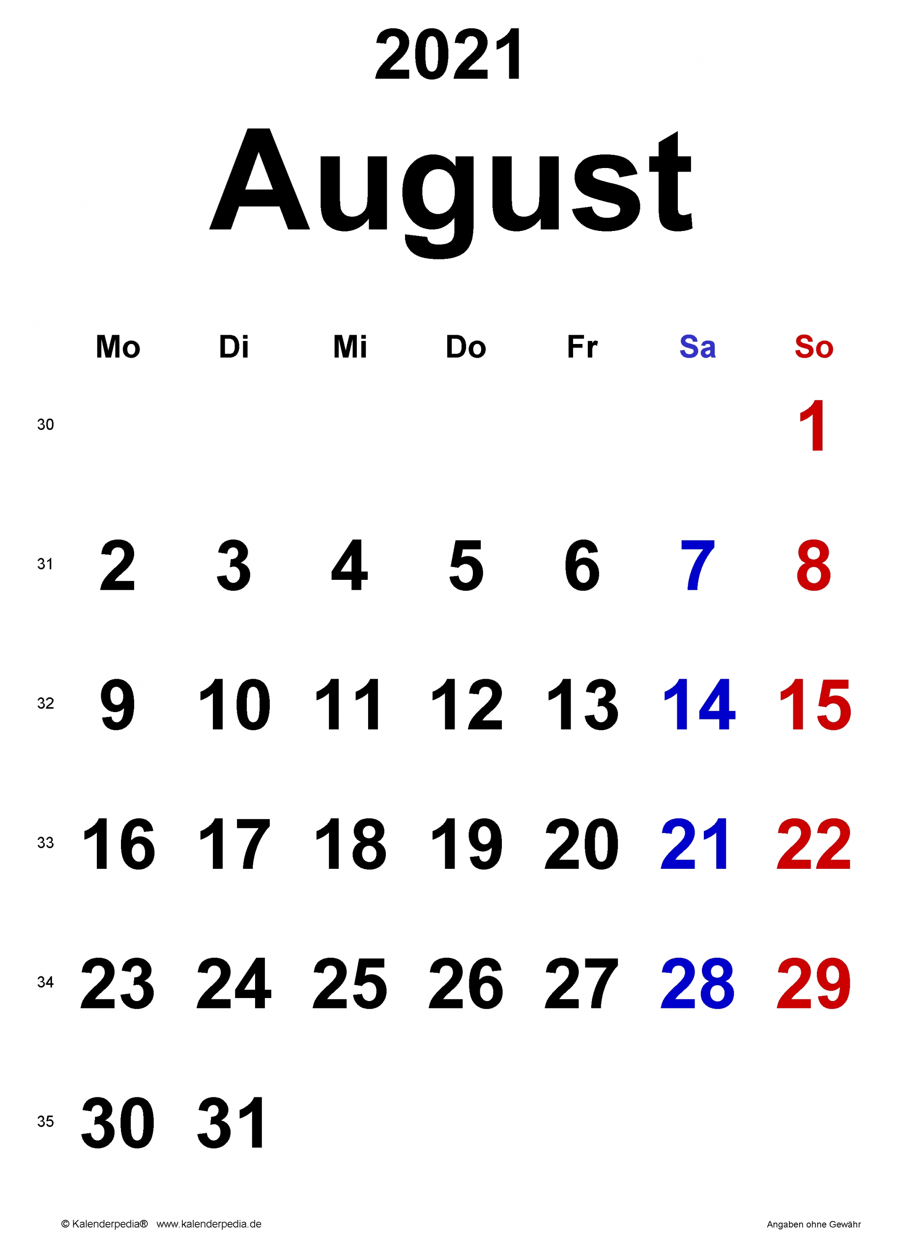Catch Kalenderblatt August 2021 Zum Ausdrucken - Best Calendar Example