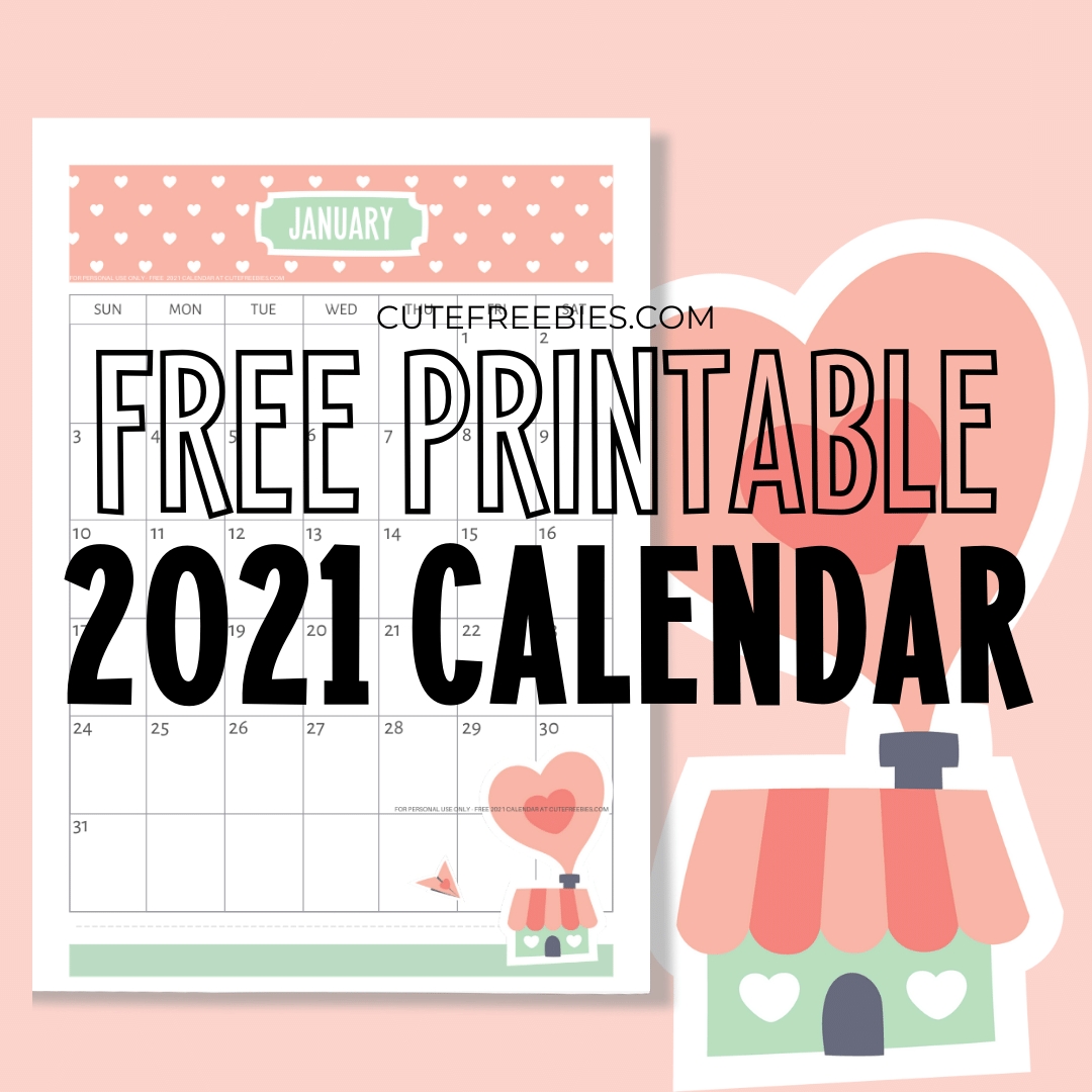 Pick Printable 2021 Calendar By Month 2 Months At A View