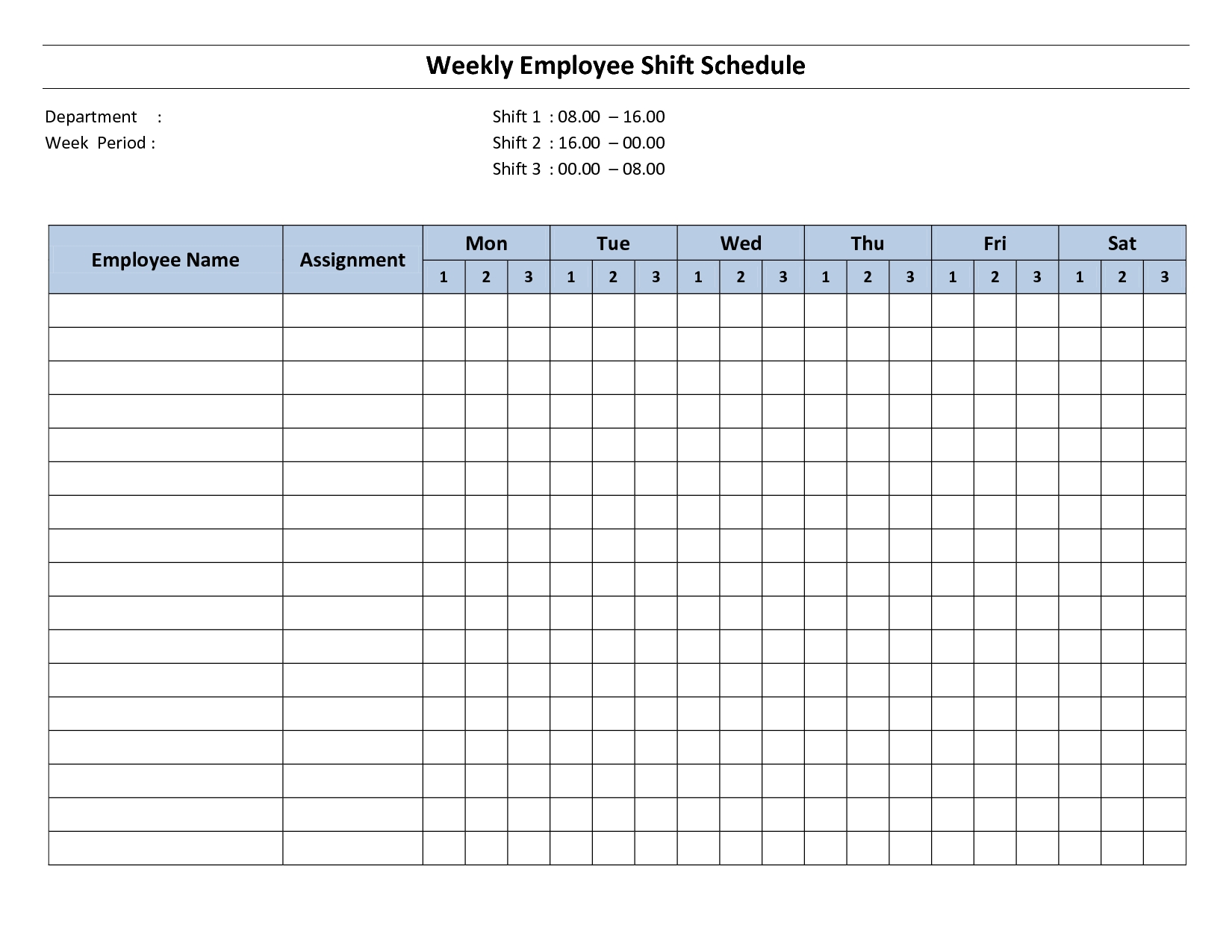 Take Printable Blank Work Schedule Best Calendar Example