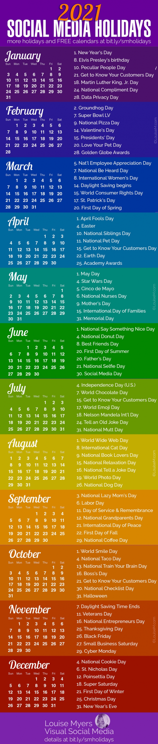 Pick Printable List Of 2021 National Days