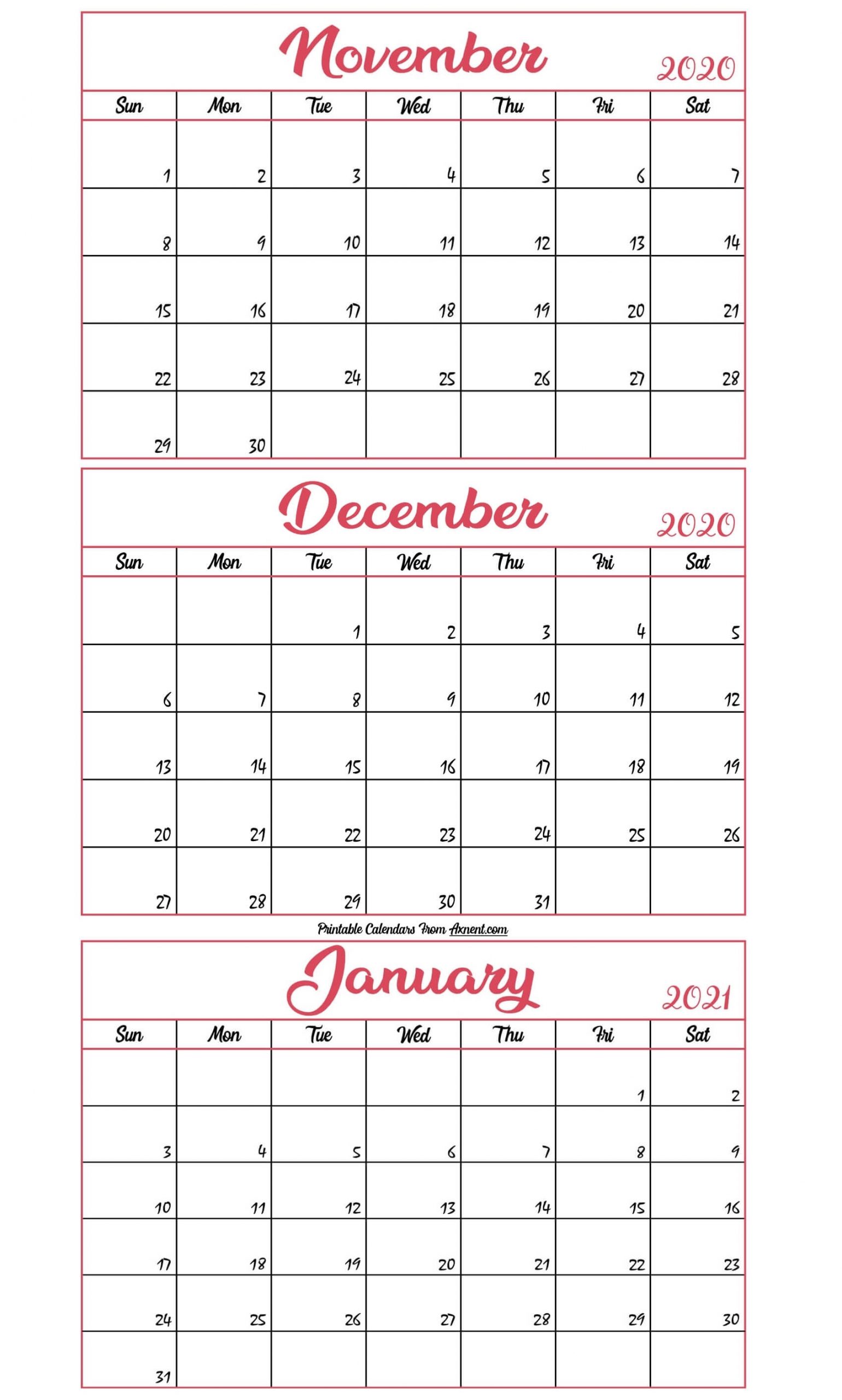 Pick Quarterly 2021 Calendar Printable Oct Nov Dec