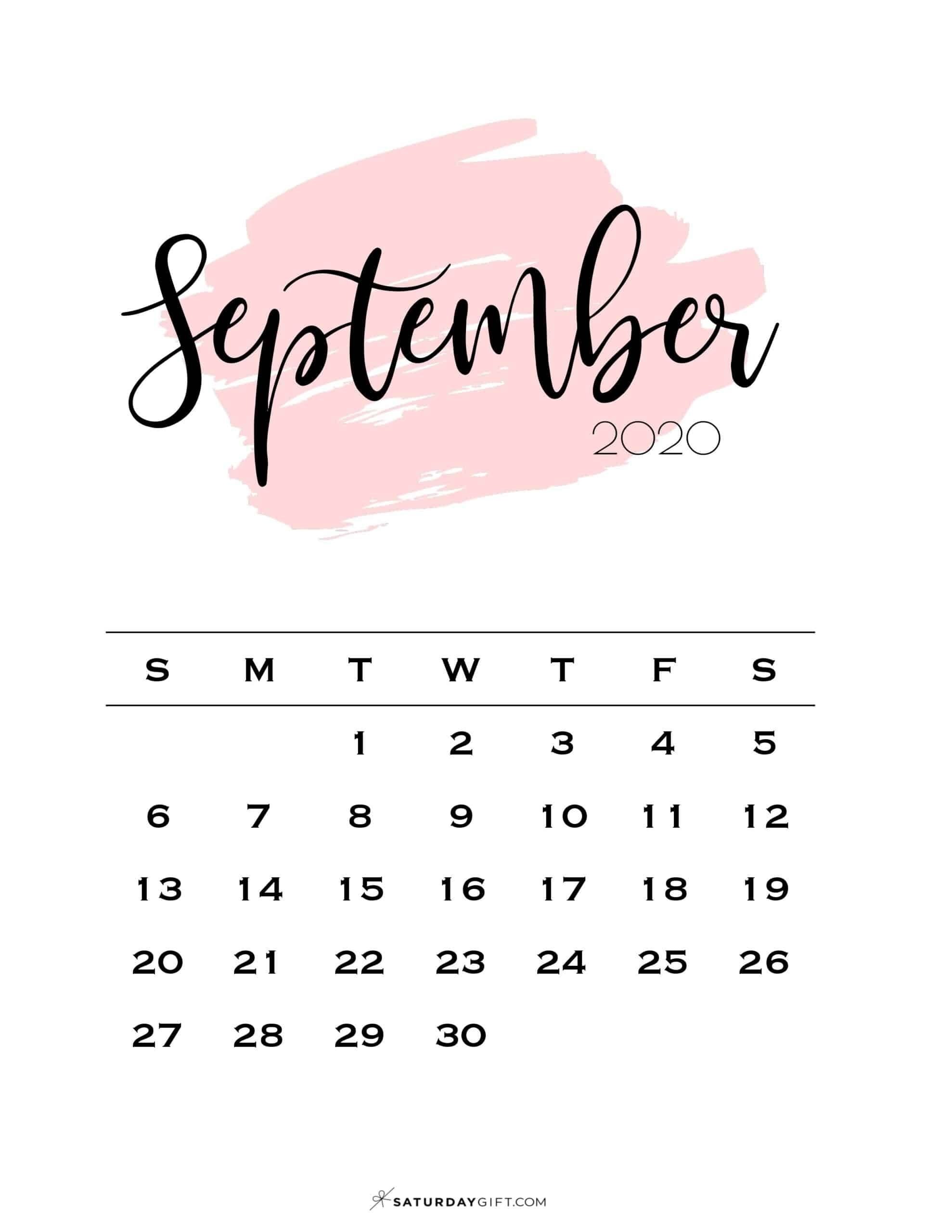Pick September 2021 Calendar Clip Art