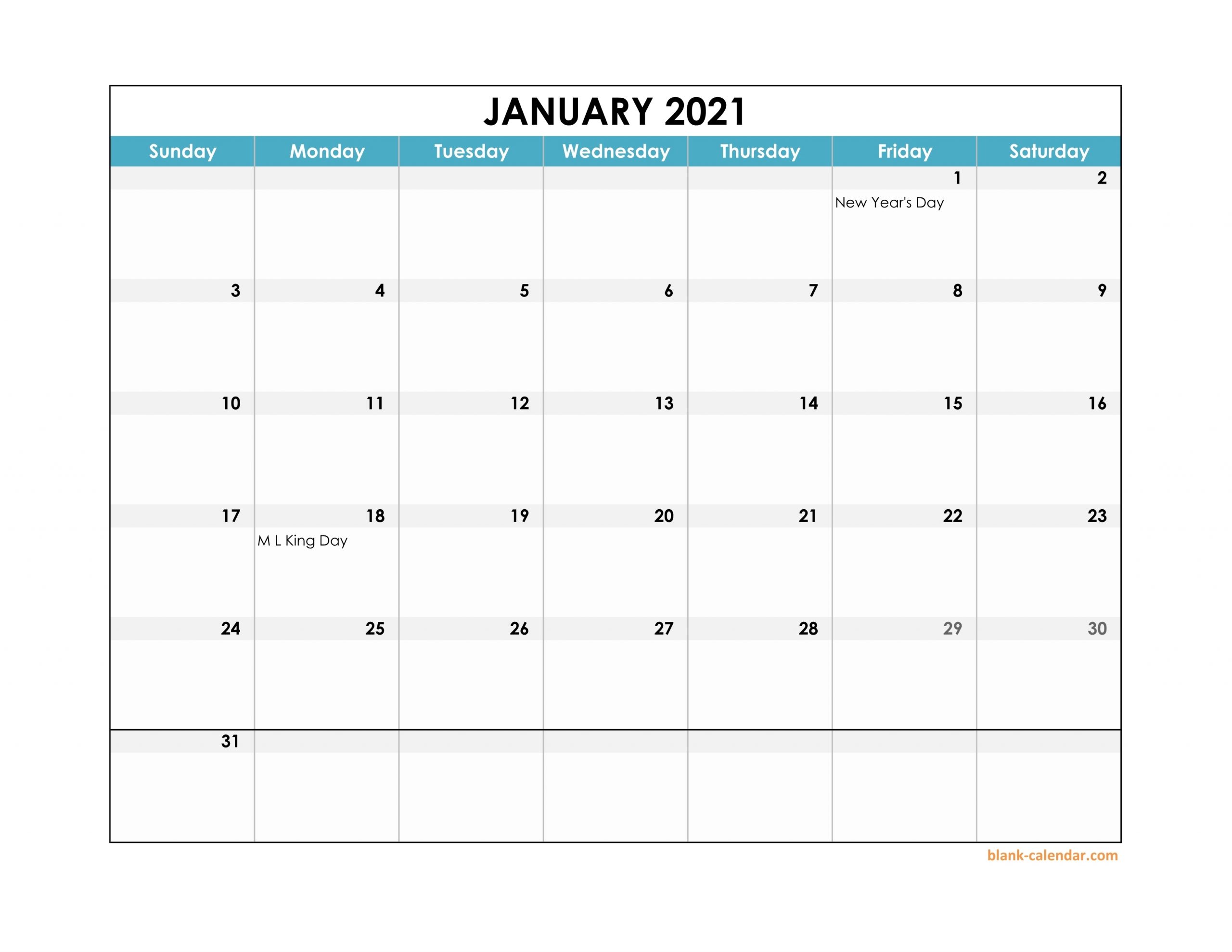 Take 2021 Calendar Template Excel