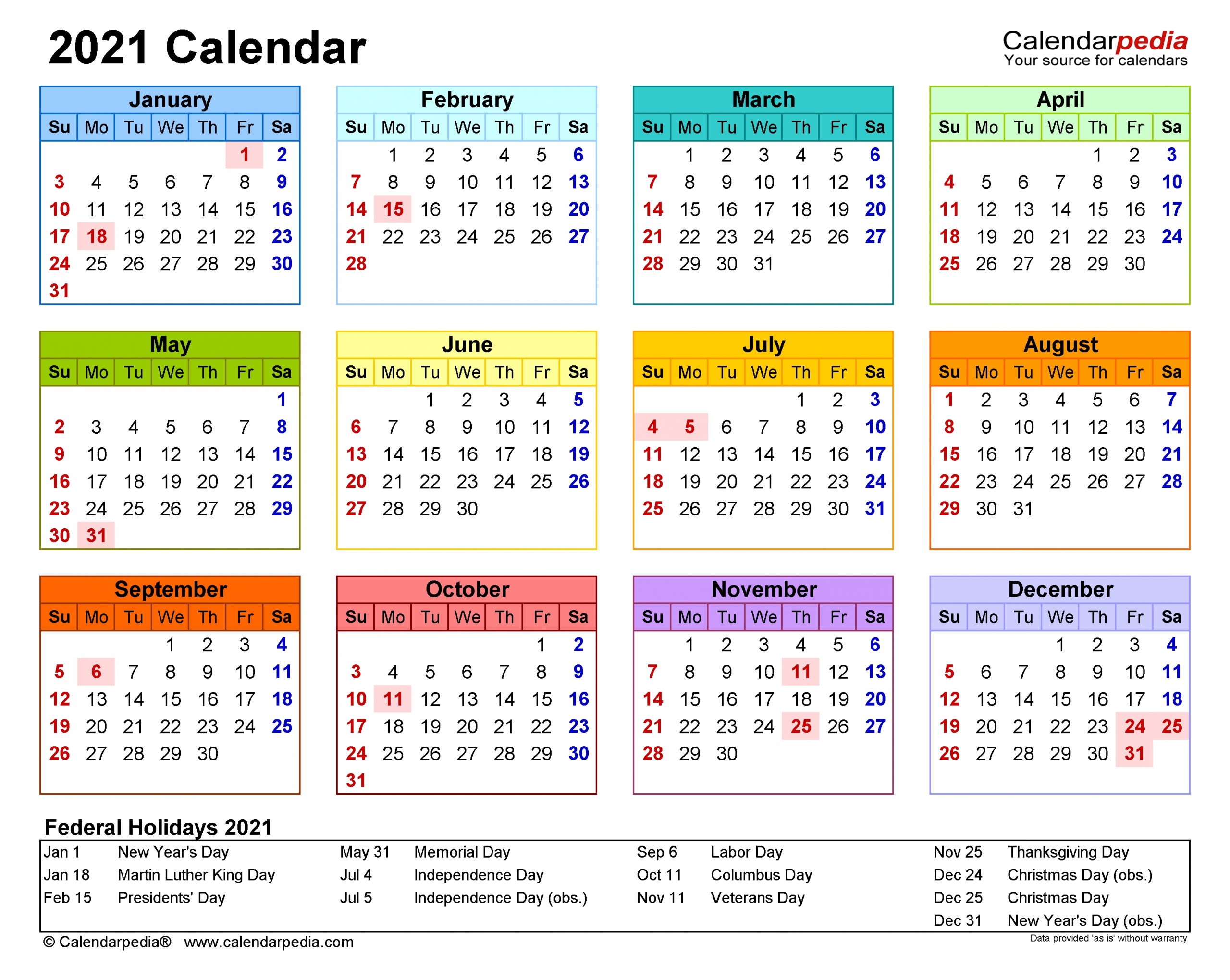 Take 2021 Excel Calendar Weeks