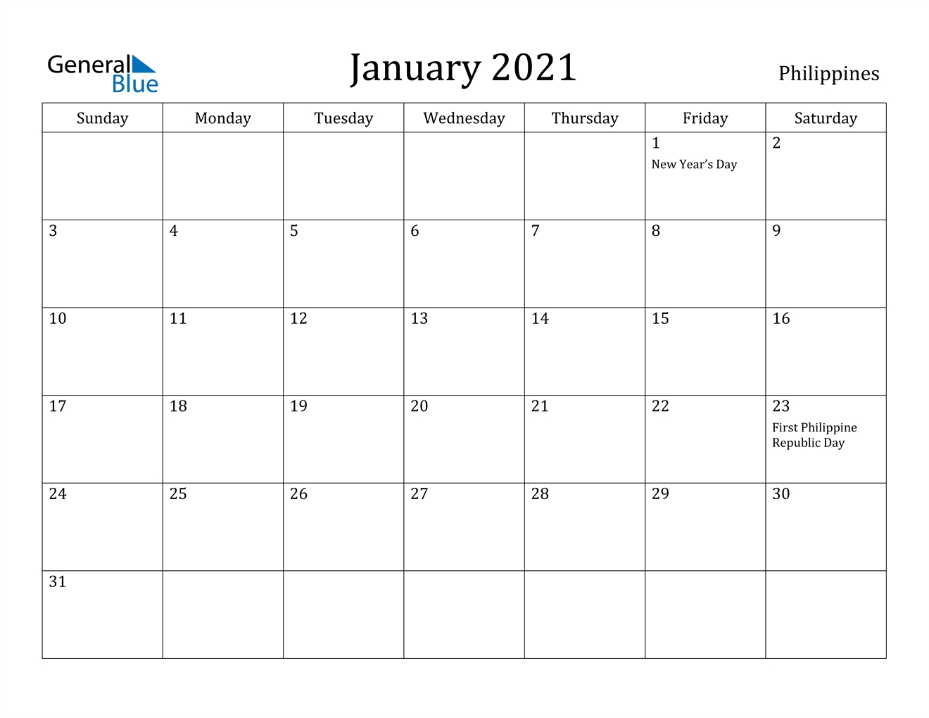 Take 2021 Philippine Calendar With Holidays