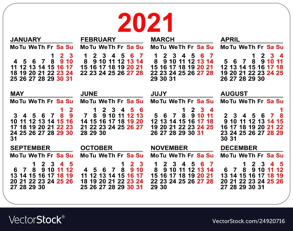 Take 2021 Pocket Calendar Printable