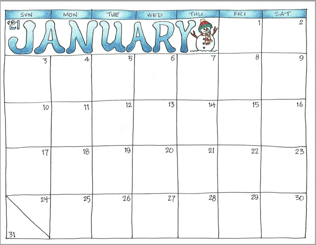 Take 2021 September Calendar Hello Kitty Inspired