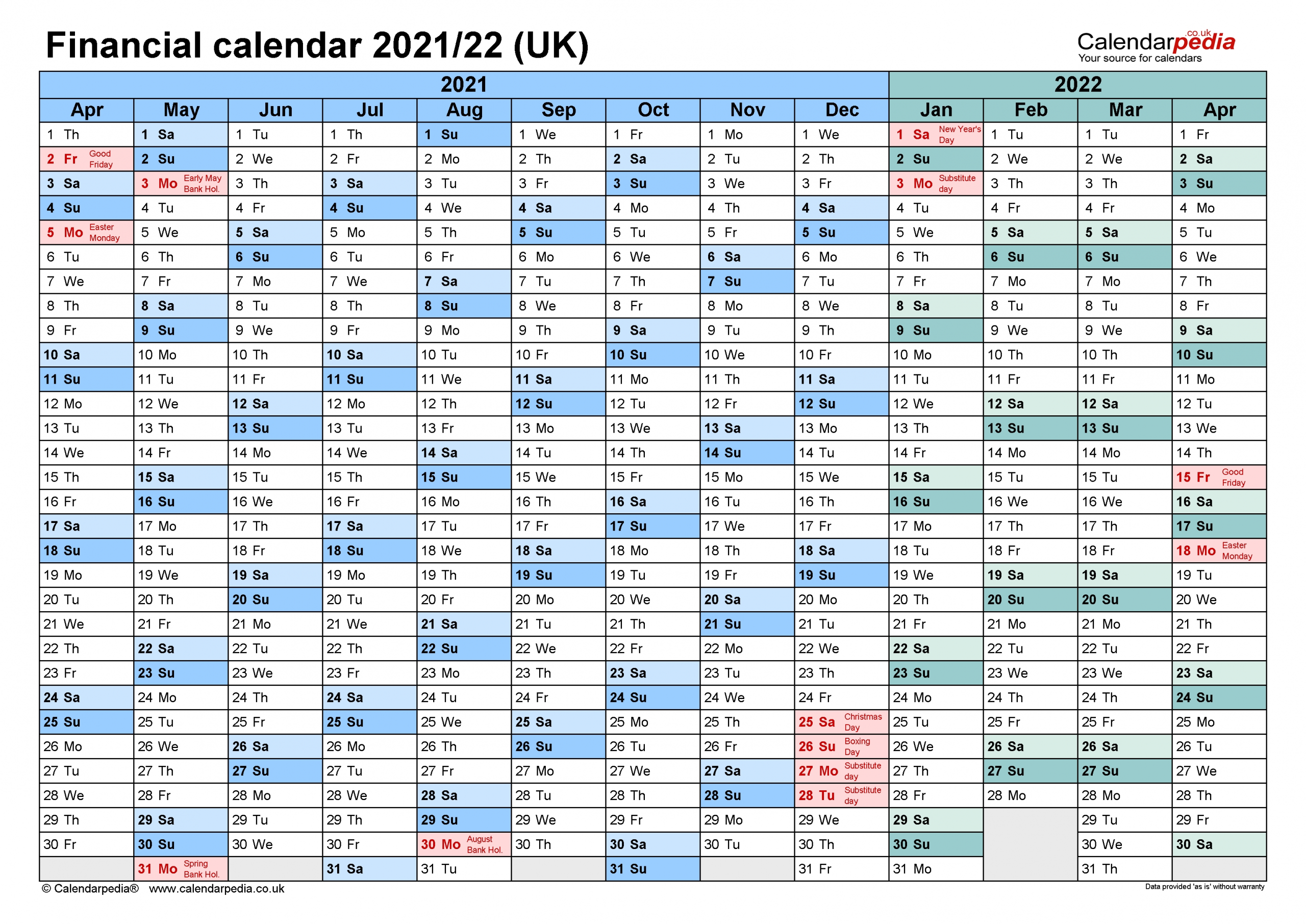 Take 22 Year Tax Calendar Hmrc