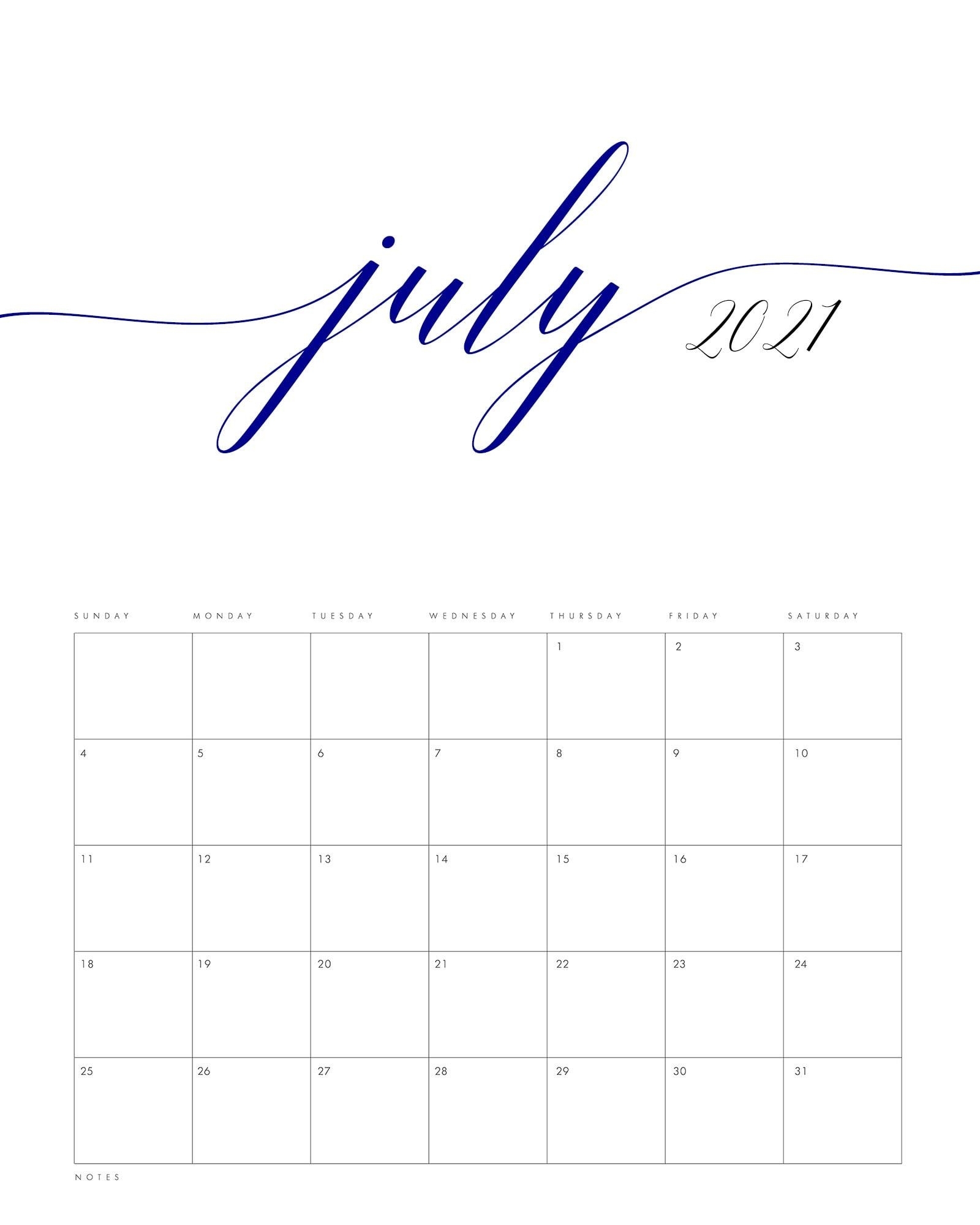Take August 2021 Coloring Calendars