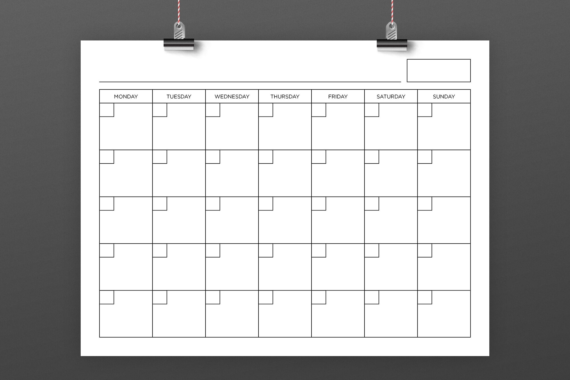 Take Blank 8.5 X 11 Calendars