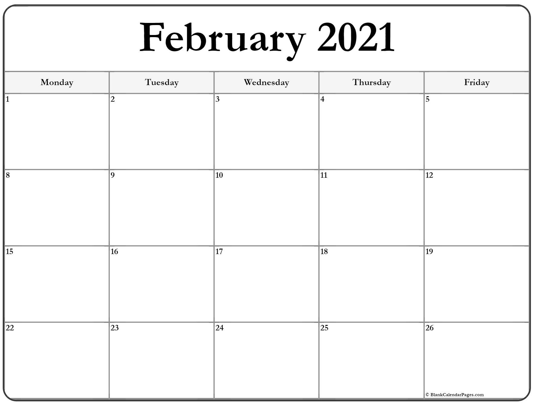 Take Calendar 2021 Monday Thru Sunday