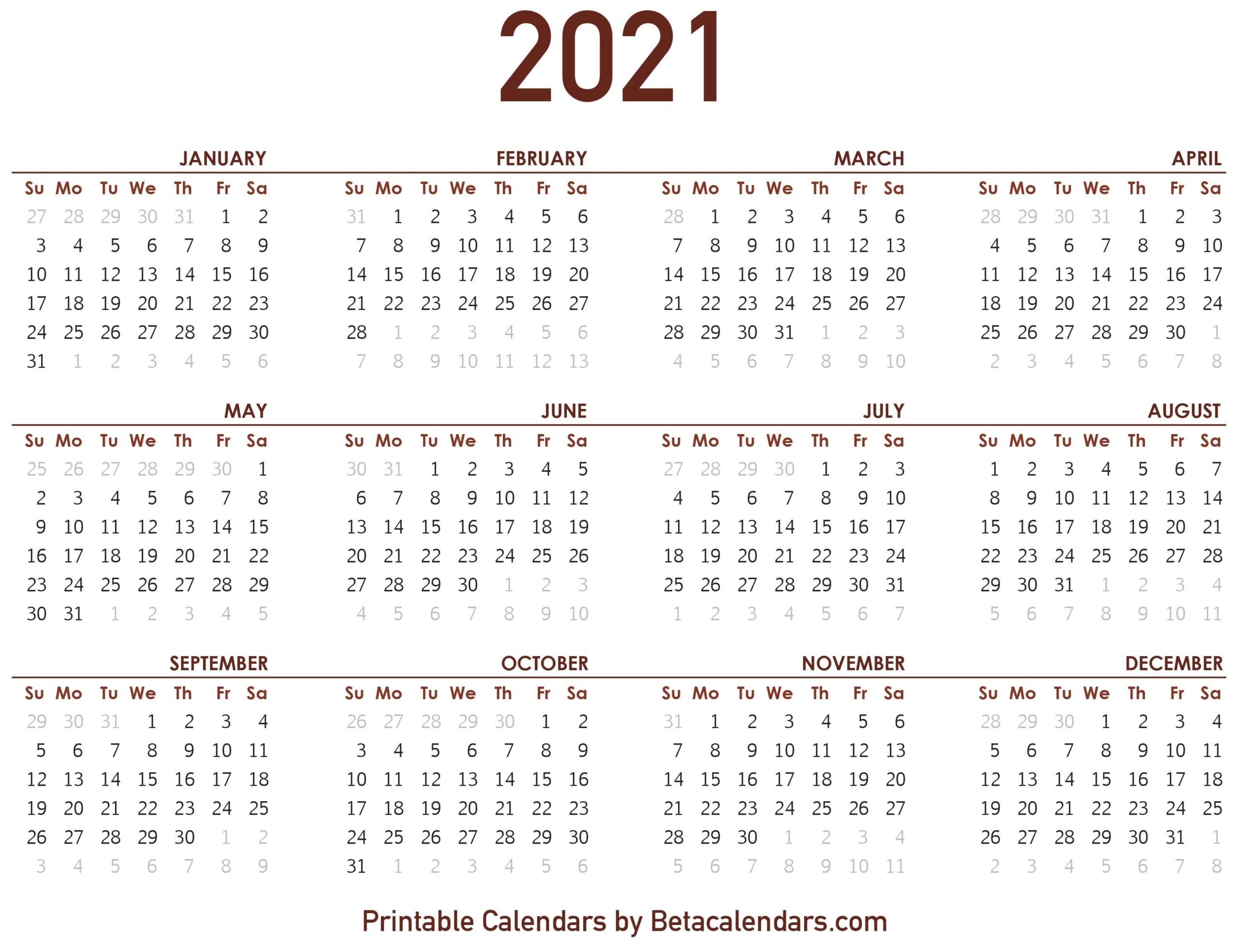 Take Calendar Of August Through December 2021