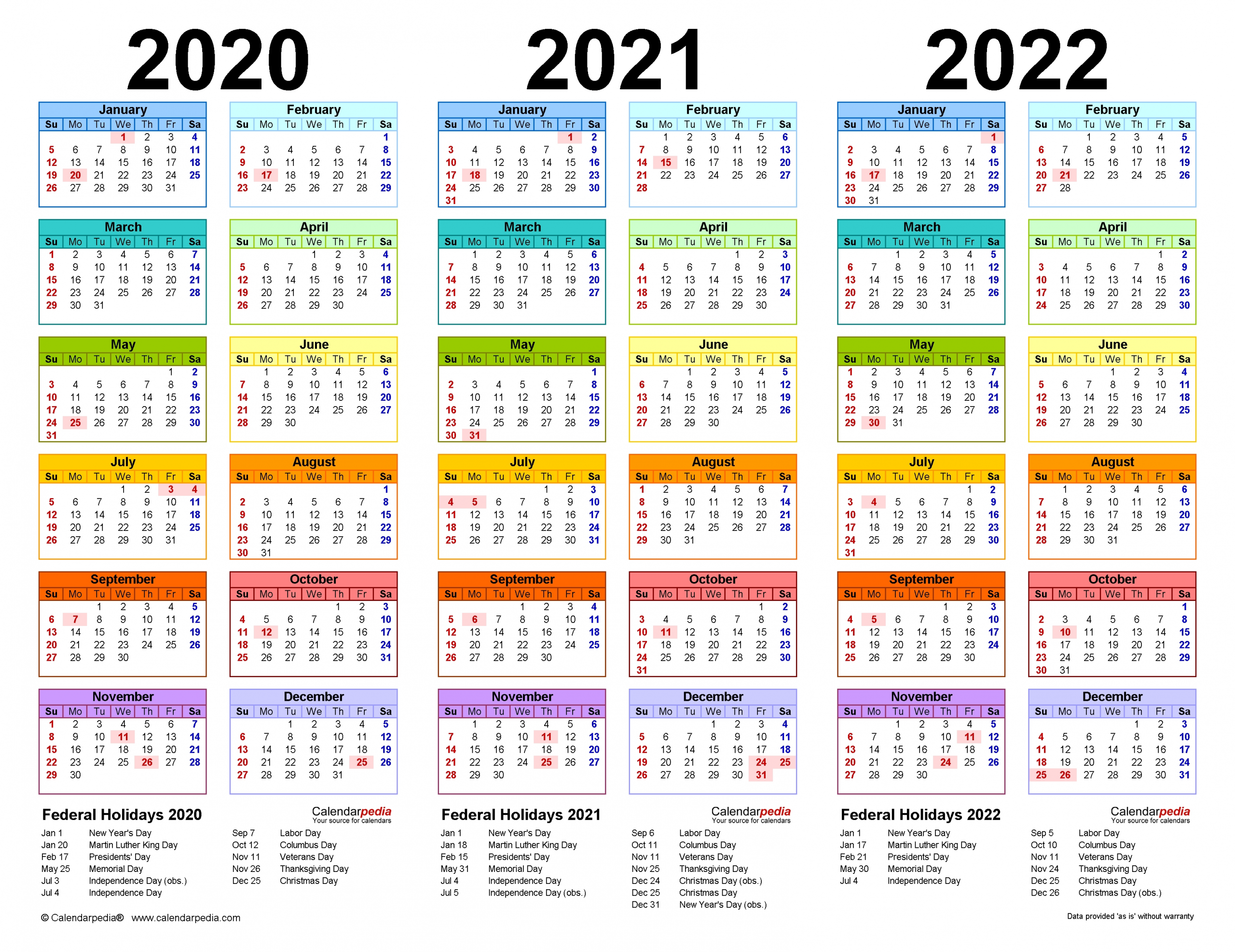 Take Calendars For The Years 2021 2021 &amp; 2022